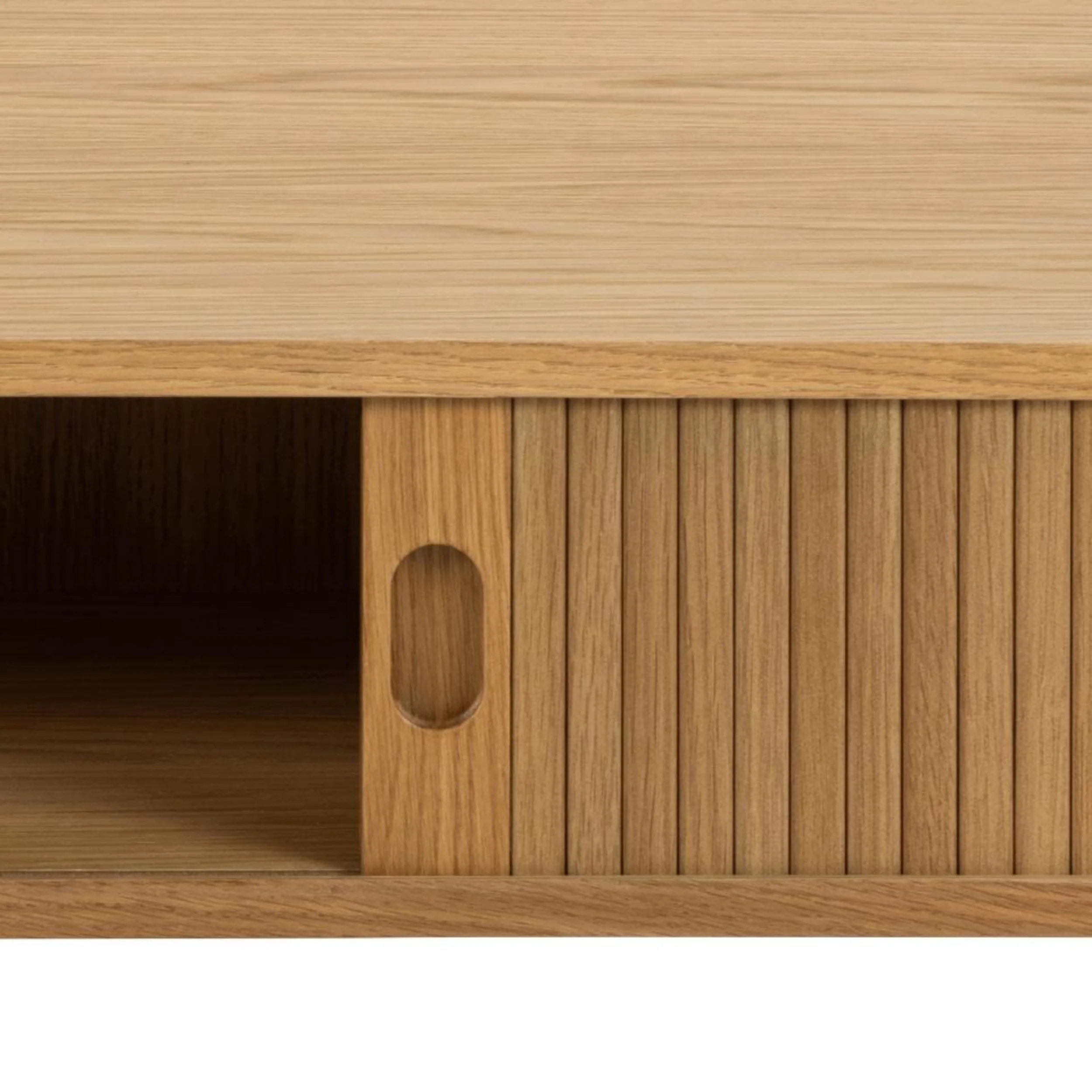 Stolik kawowy Wilent 130x70 cm dąb lamele - Image 5