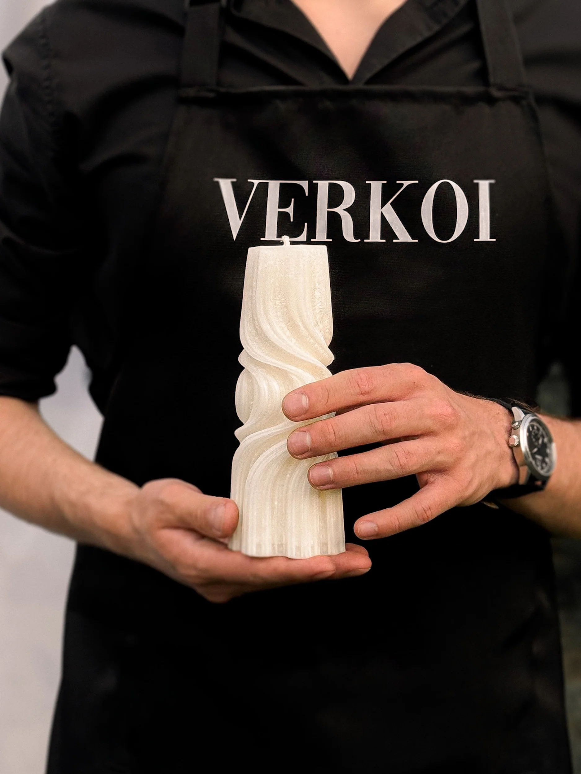 Świeca z wosku palmowego Della Krem 310 g - Image 5
