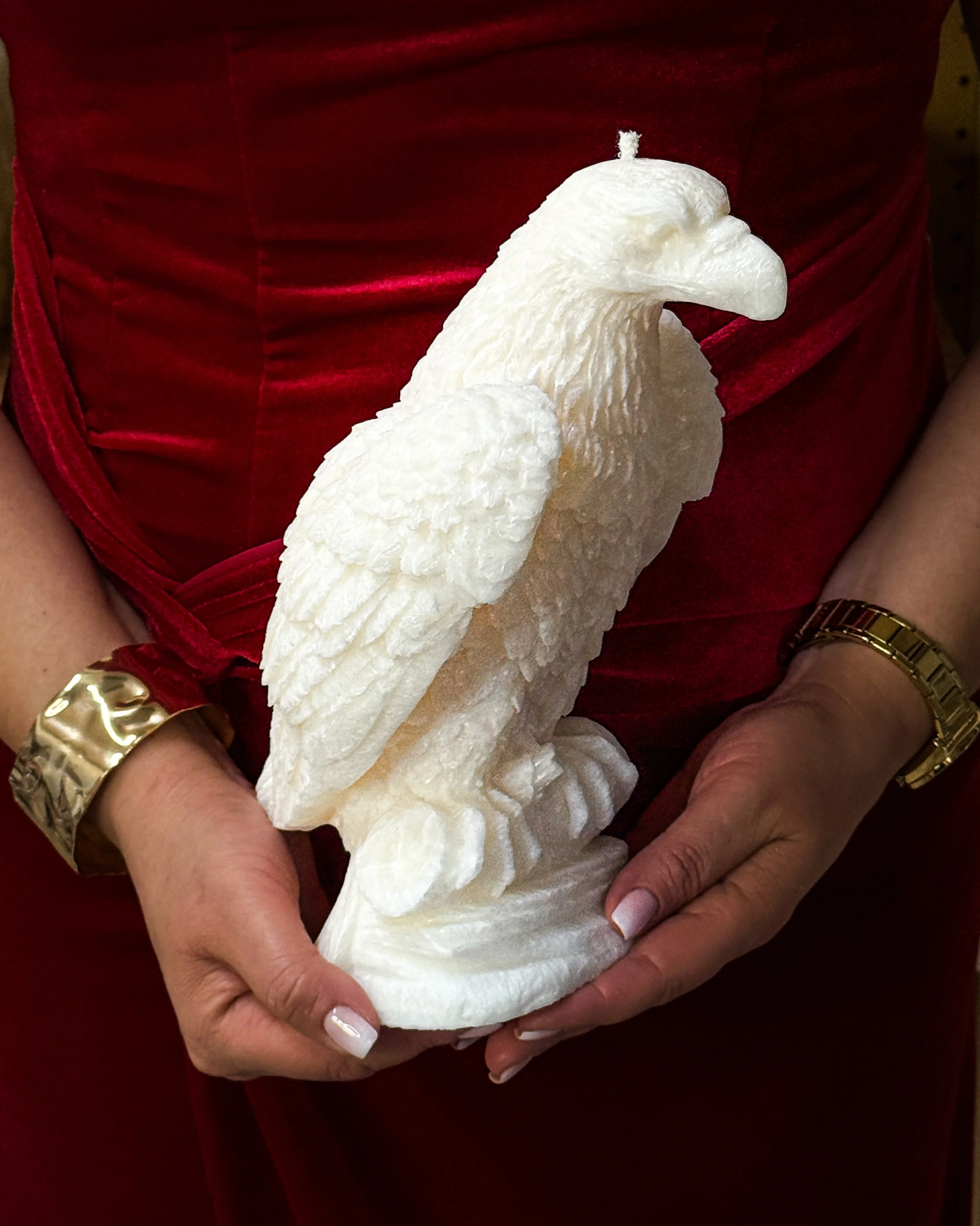 Świeca z wosku palmowego Eagle Statue 1200 g - Image 4