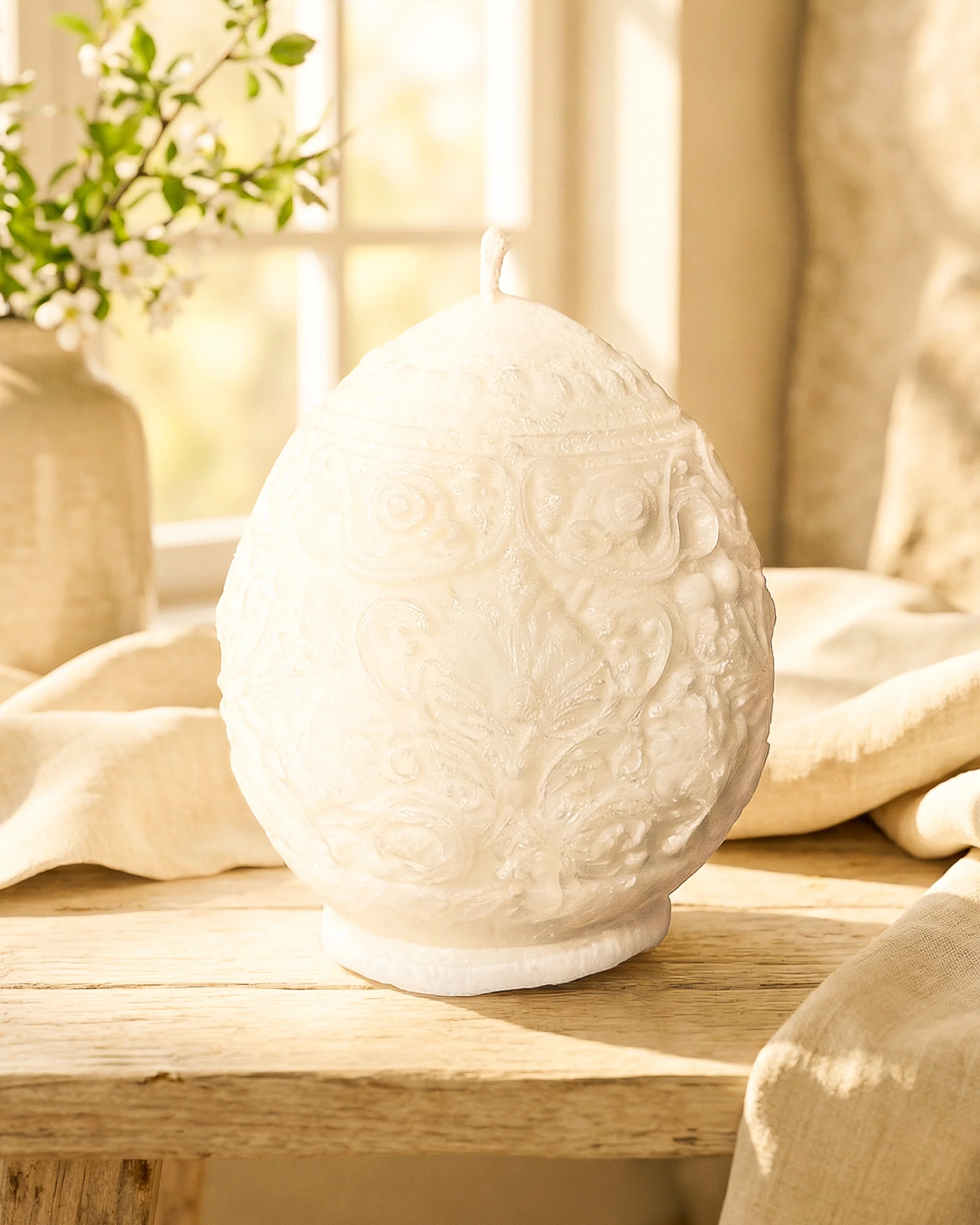 Świeca z wosku palmowego Egg Decor 125 g - Image 3