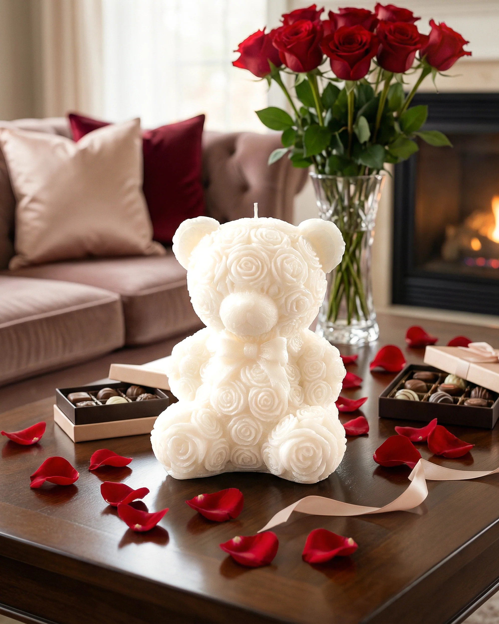 Świeca z wosku palmowego Teddy Bear 120 g - Image 2