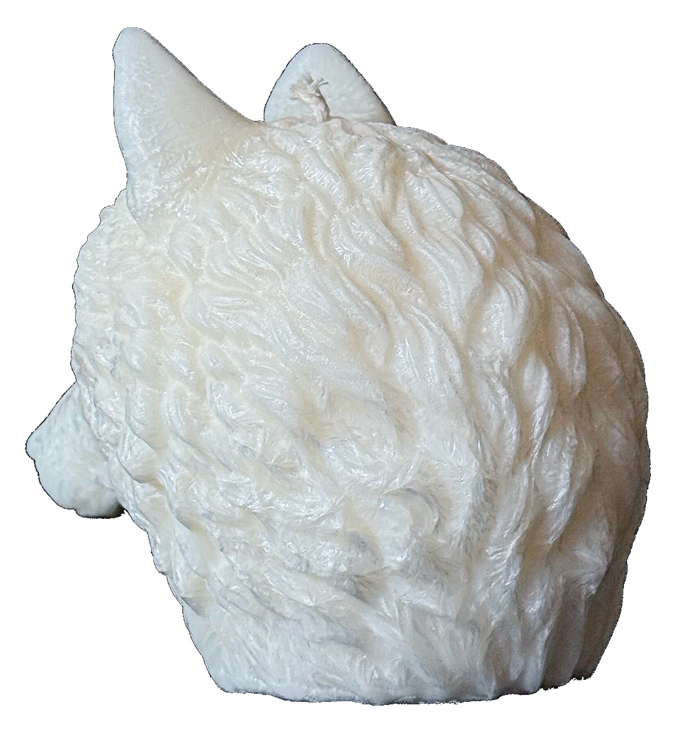 Świeca z wosku palmowego Wolf Head 600 g - Image 4