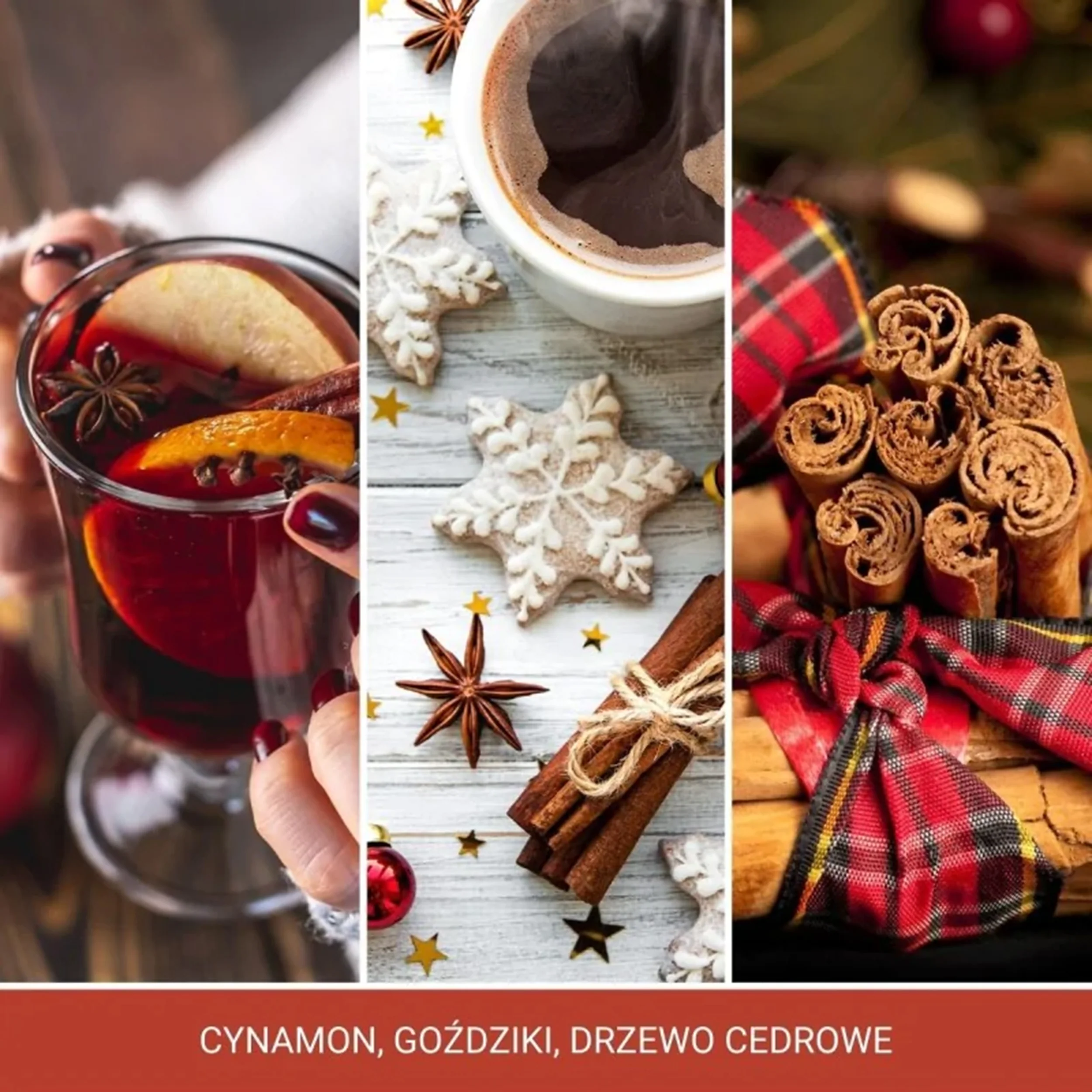Świeca zapachowa Yankee Candle Sparkling Cinnamon 368 g - Image 2