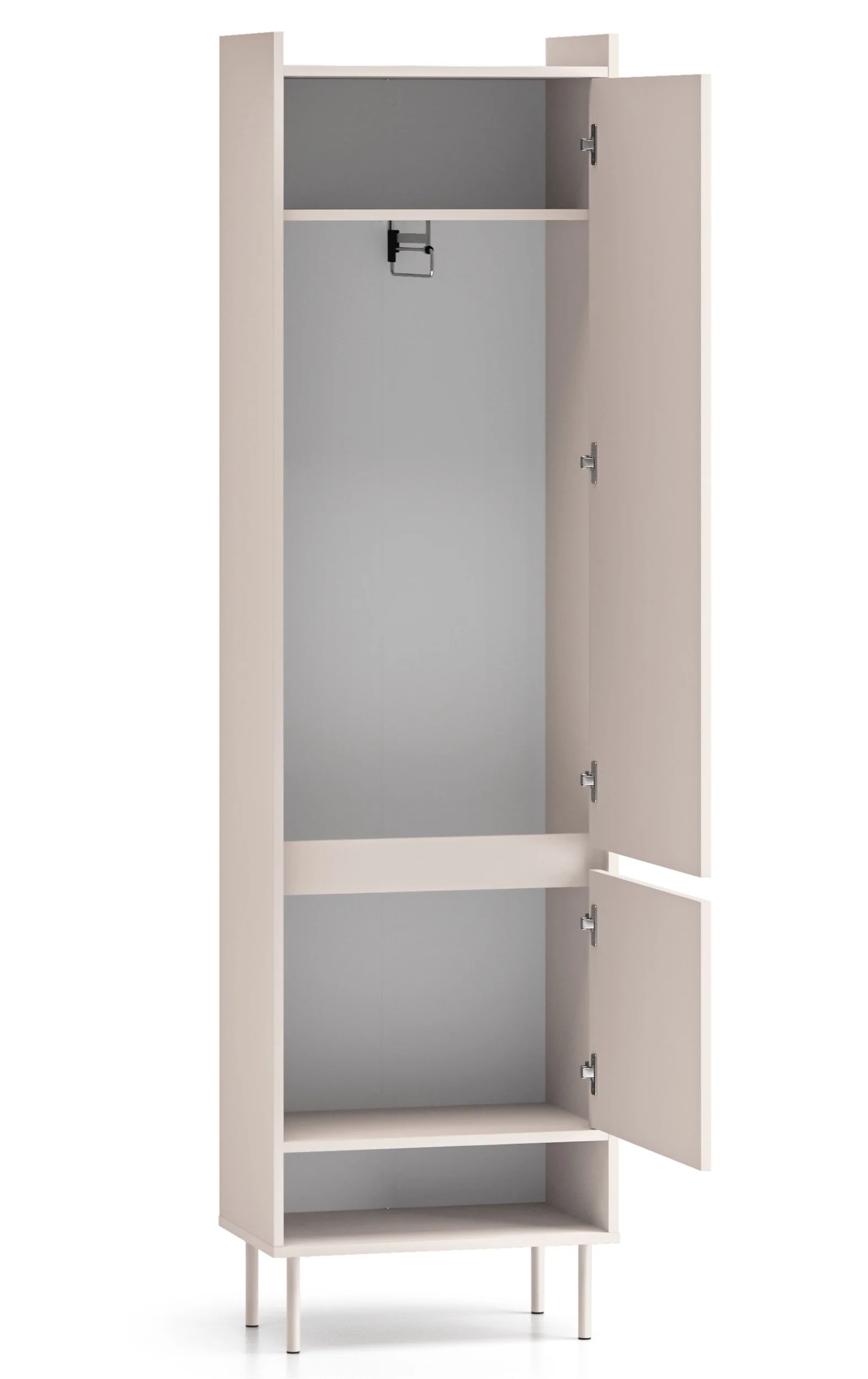 Szafa dwudrzwiowa Dioce 54 cm z drążkiem i półką Kaszmir - Image 9