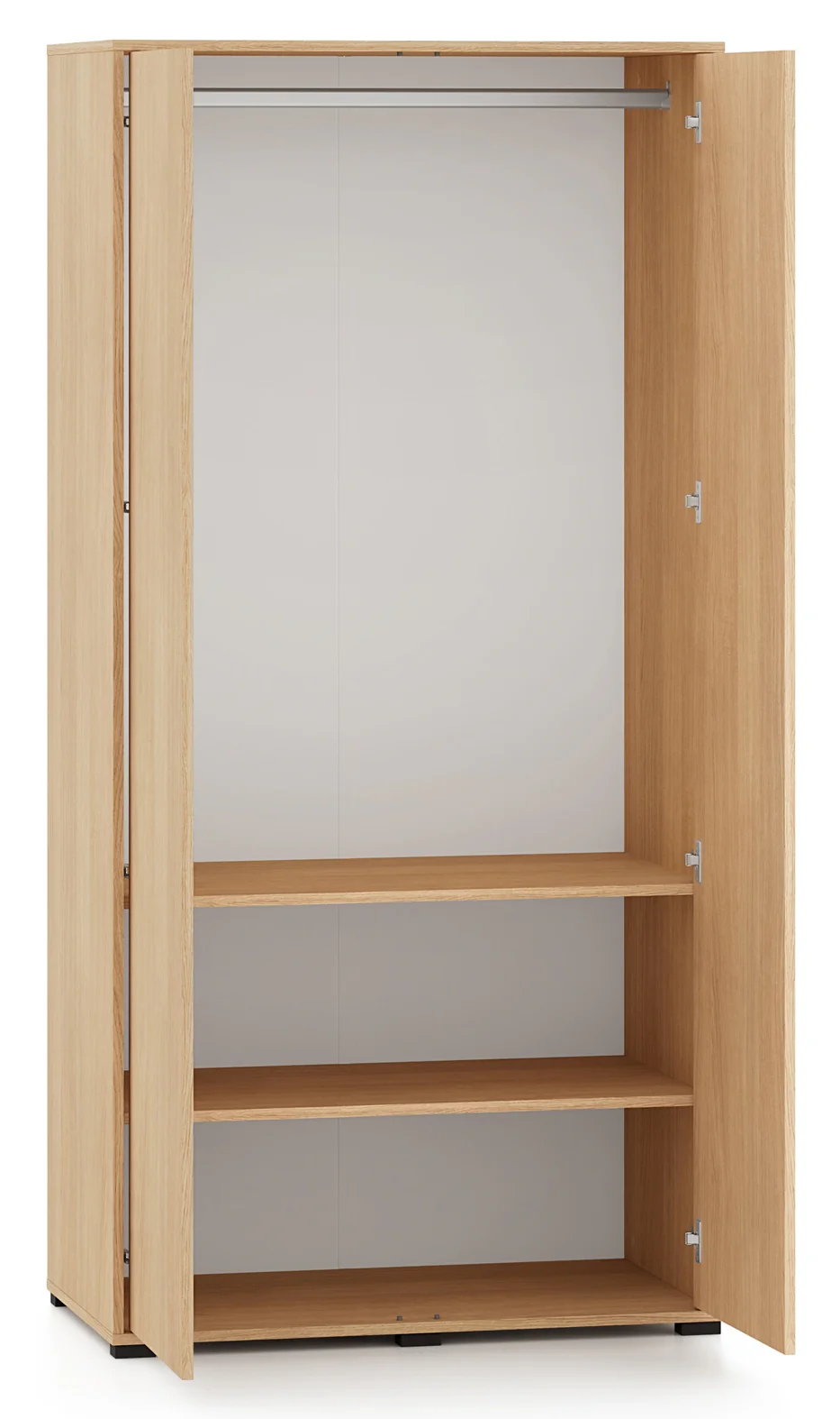 Szafa dwudrzwiowa Heggers 92 cm dąb mavelie - Image 3