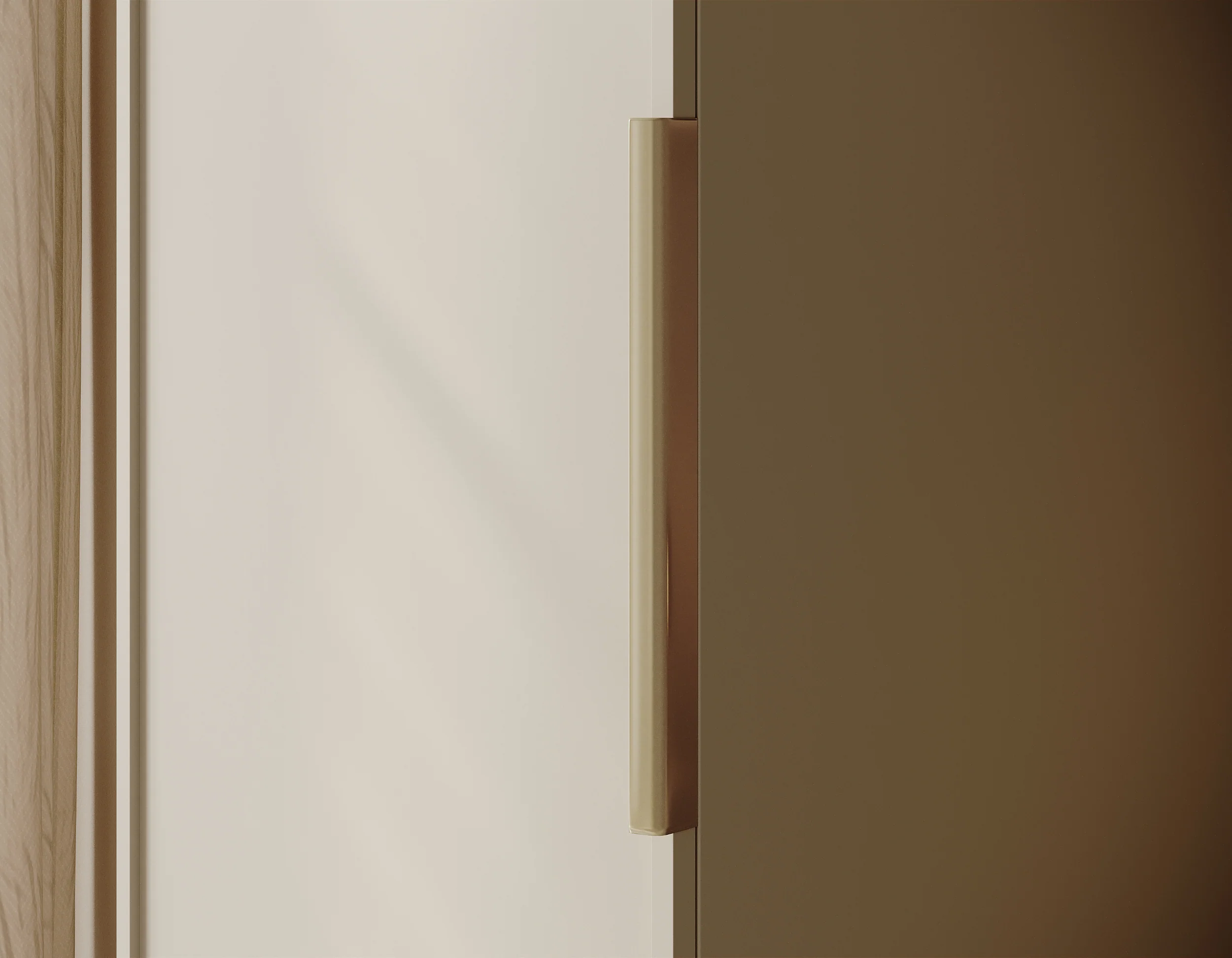 Szafa jednodrzwiowa Frame z drążkiem 50 cm Szary beż - Image 5
