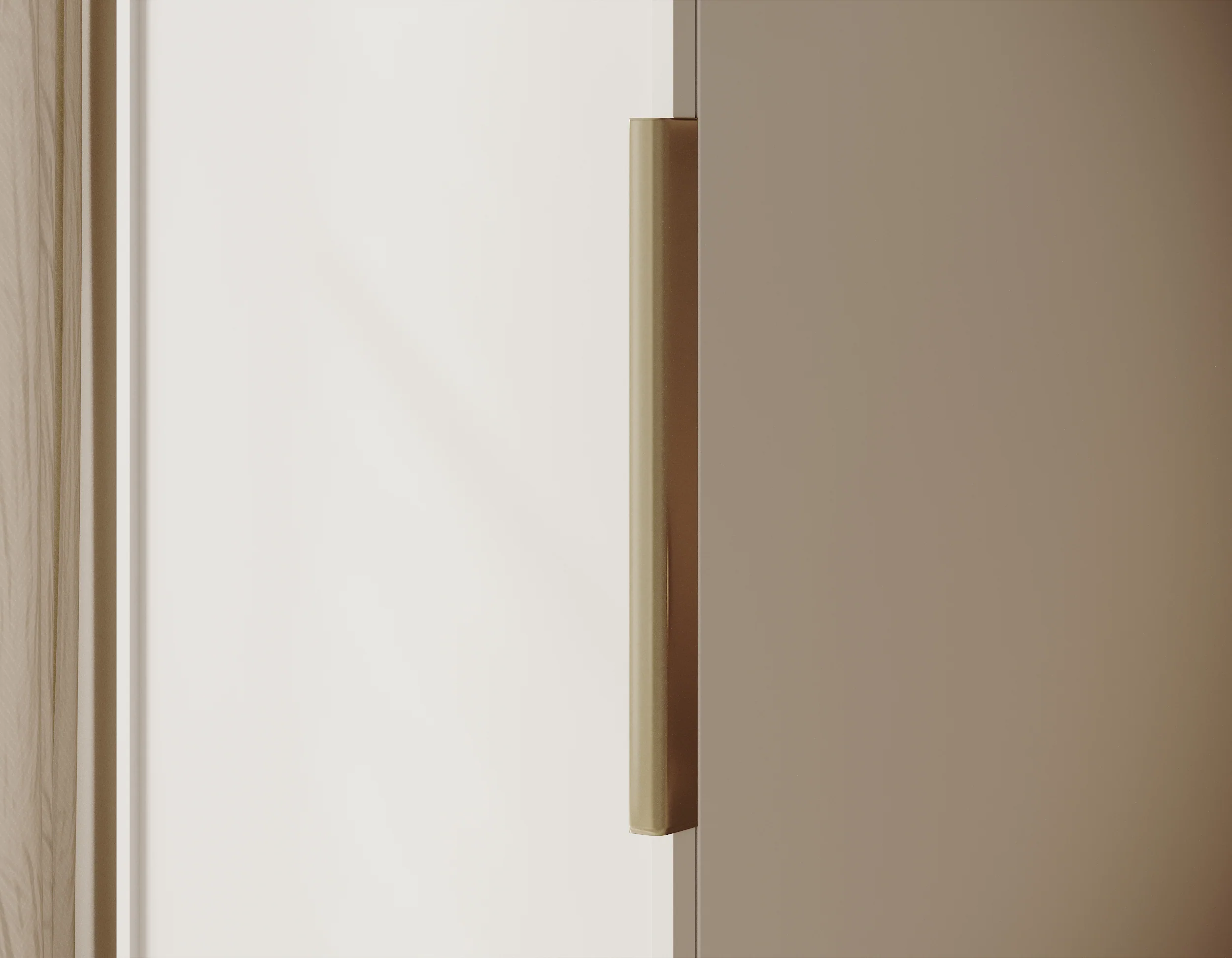 Szafa jednodrzwiowa Frame z drążkiem, półkami i kontenerkiem 50 cm Biała - Image 6