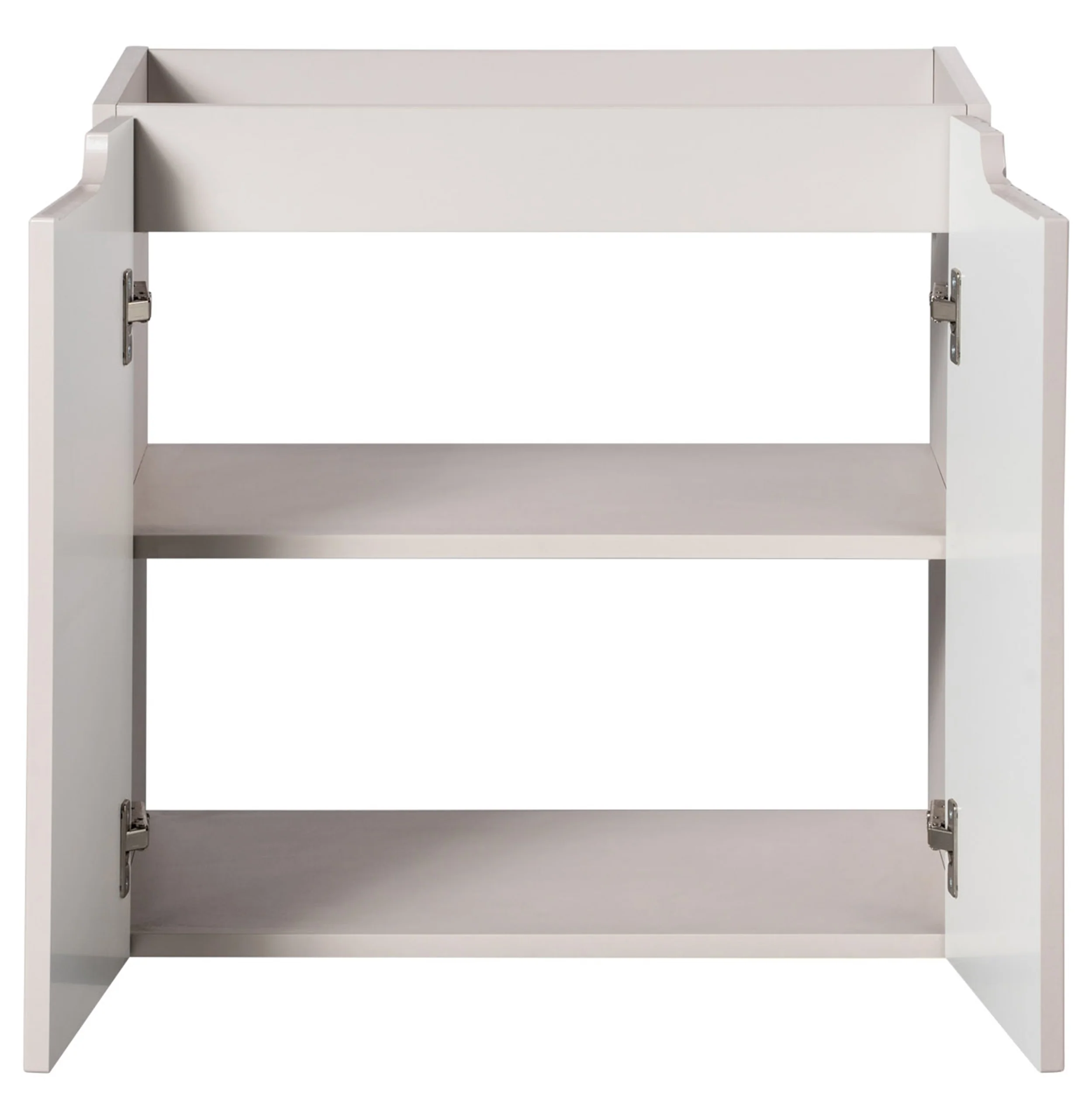 Szafka łazienkowa dwudrzwiowa Novia z blatem 60 cm beżowa/dąb - Image 6