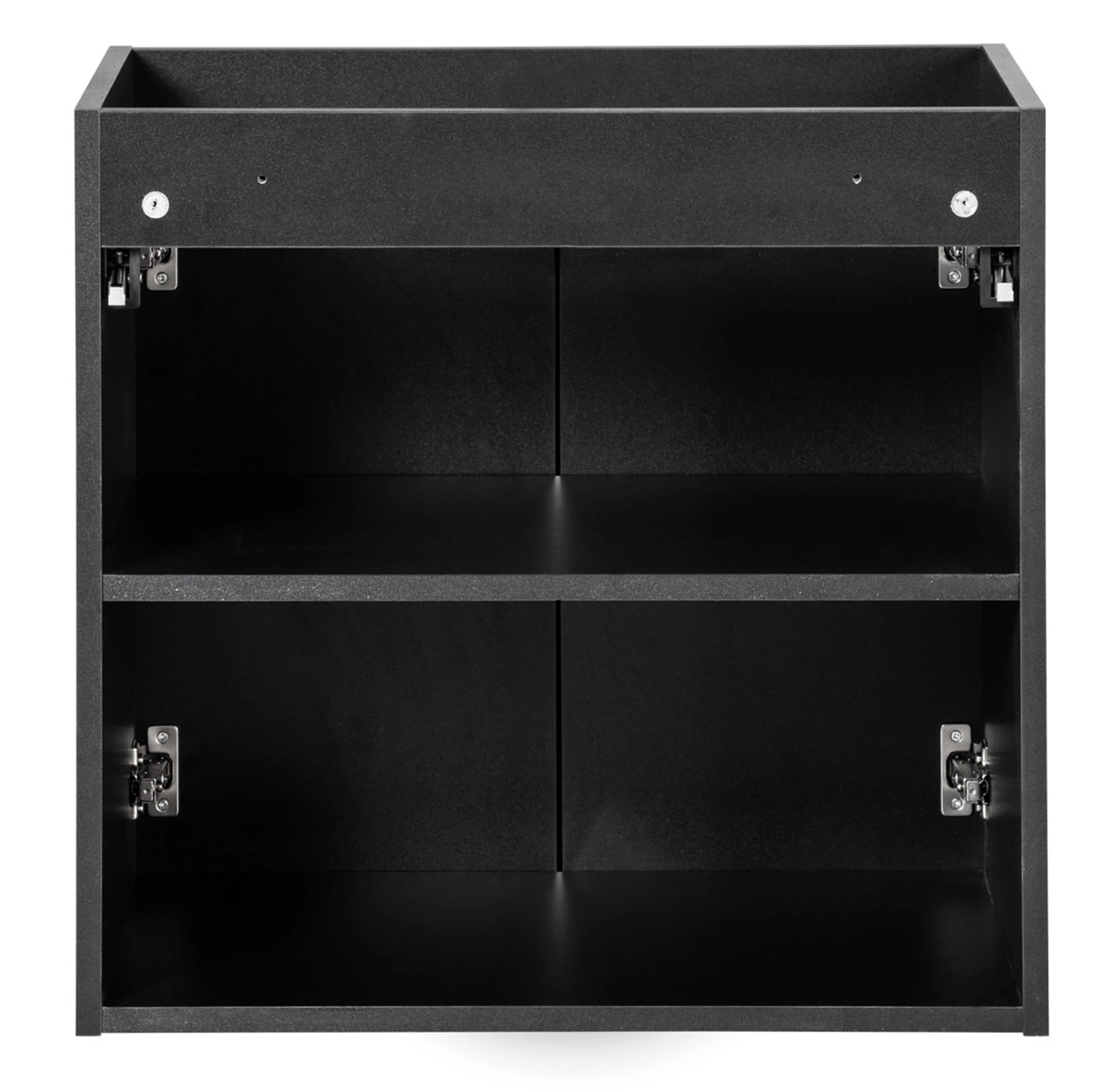 Szafka łazienkowa dwudrzwiowa Novia z blatem 60 cm czarna / dąb - Image 6