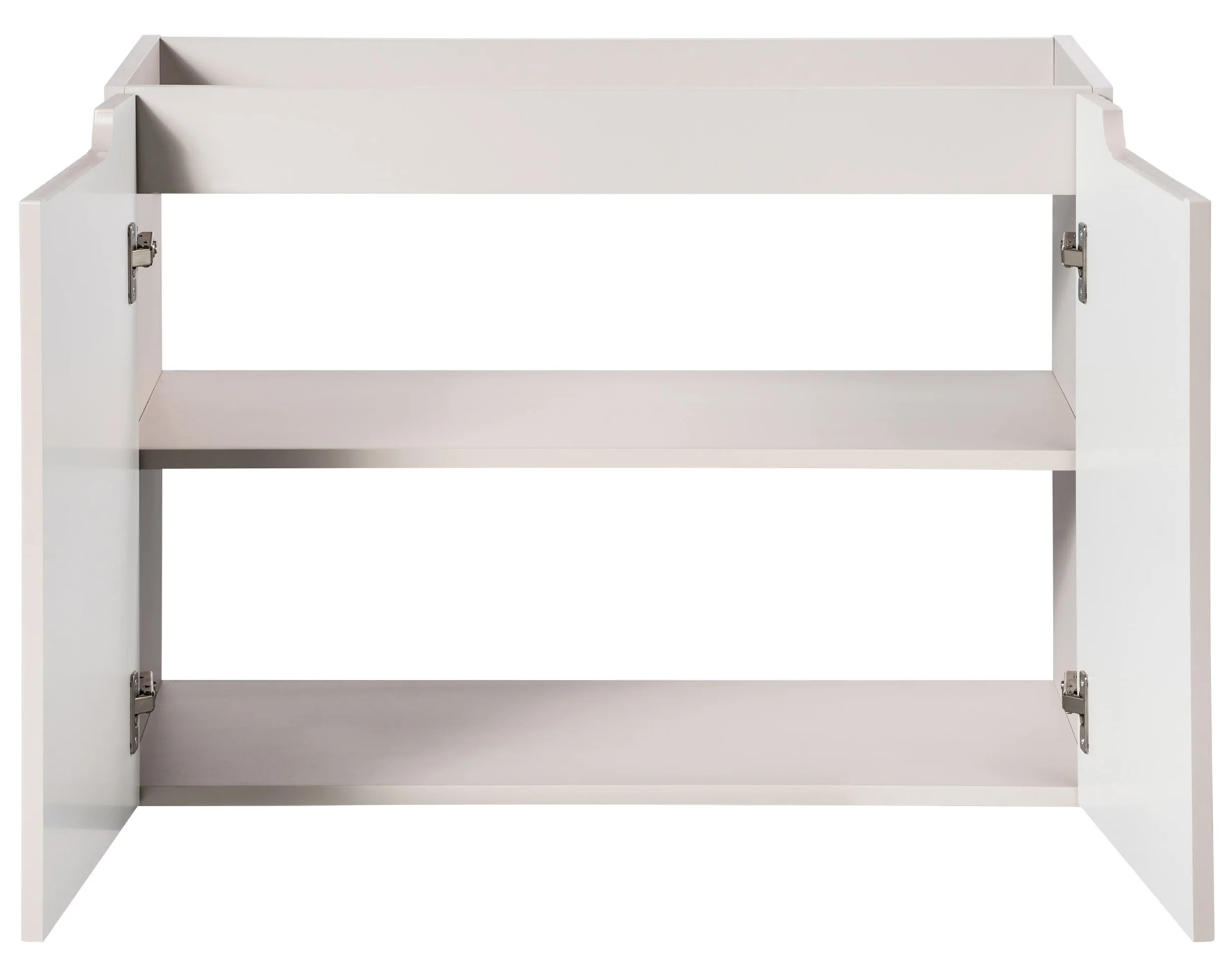 Szafka łazienkowa dwudrzwiowa Novia z blatem 80 cm beżowa/dąb - Image 6