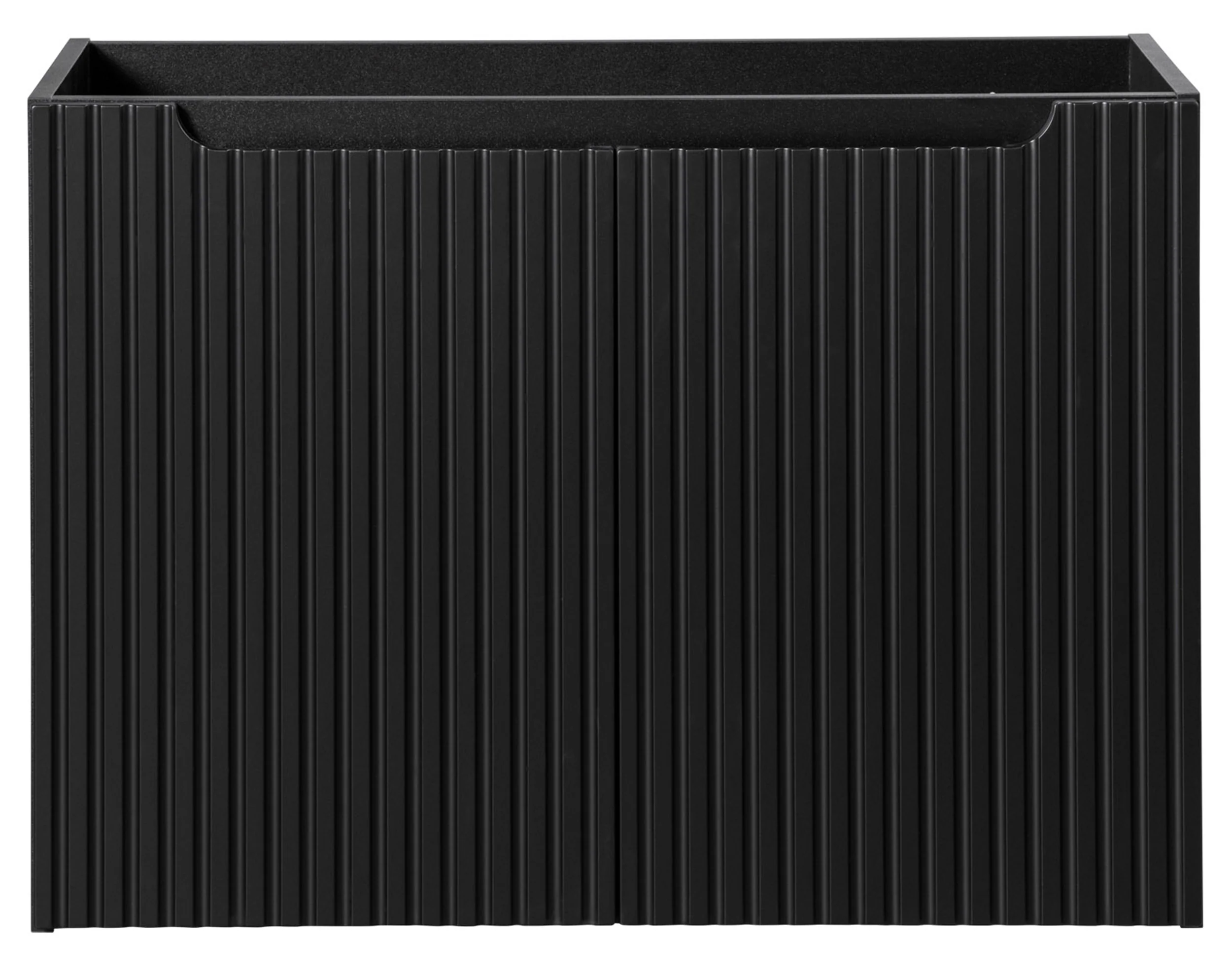 Szafka łazienkowa dwudrzwiowa Novia z blatem 80 cm czarna - Image 3