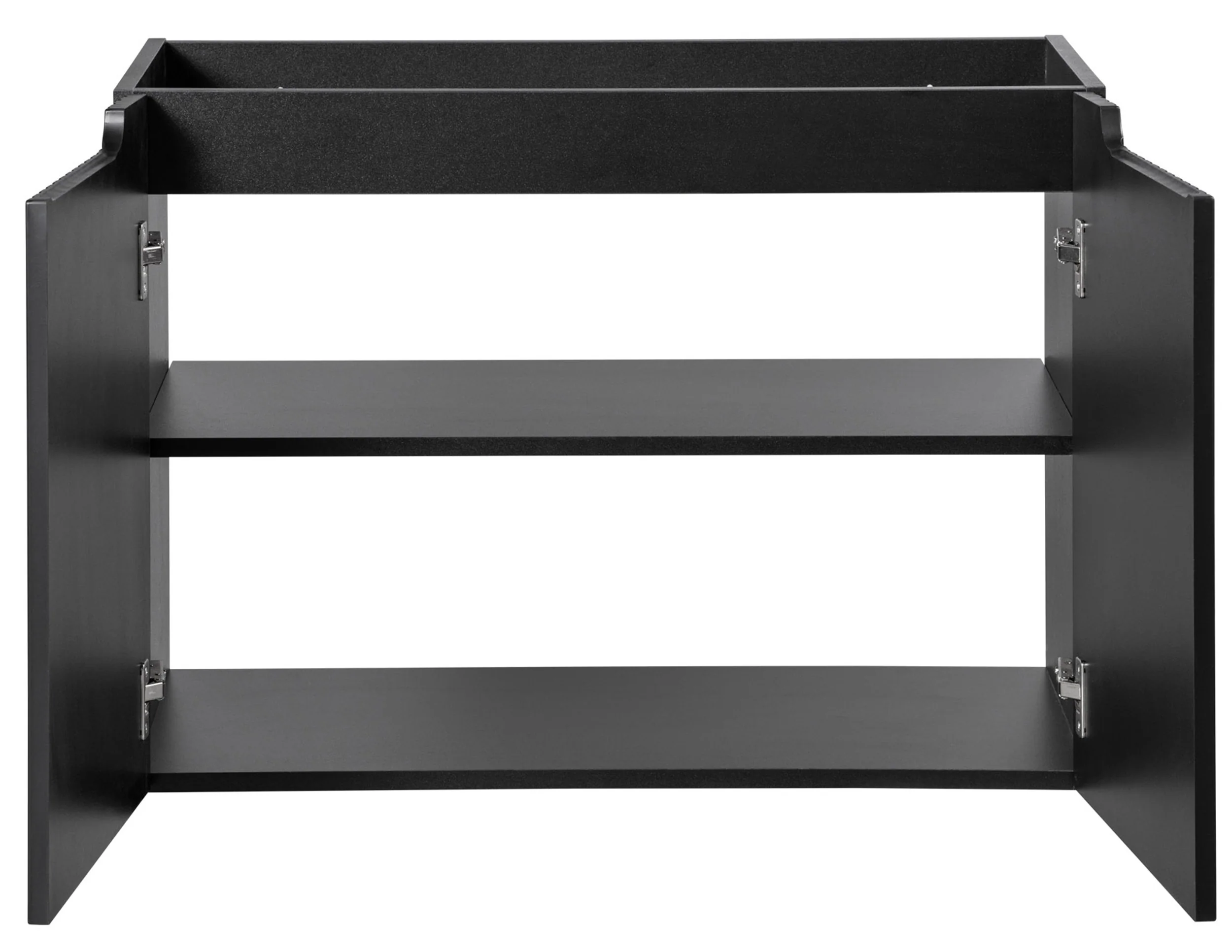 Szafka łazienkowa dwudrzwiowa Novia z blatem 80 cm czarna - Image 4