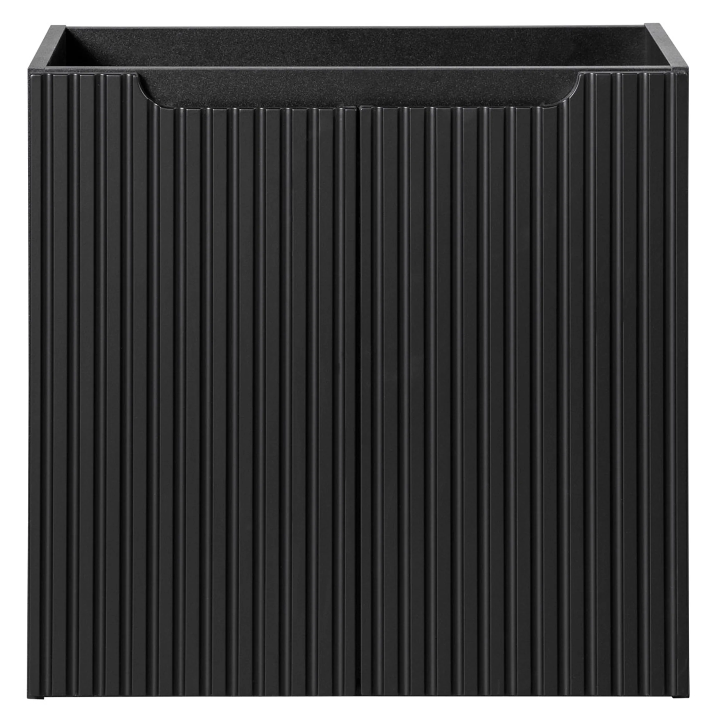 Szafka łazienkowa dwudrzwiowa Novia z umywalką 60 cm czarna - Image 3