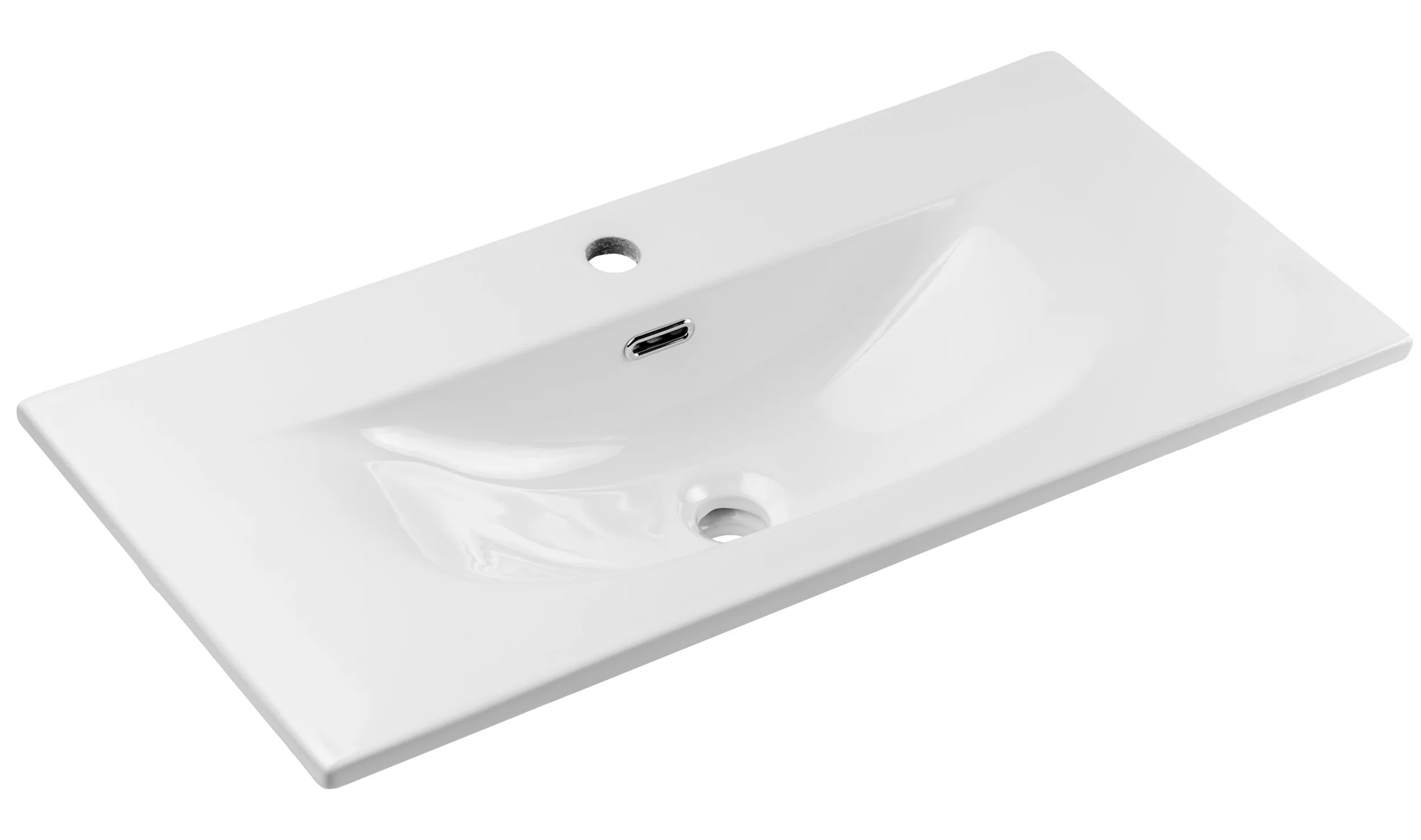 Szafka łazienkowa dwuszufladowa Novia z umywalką 80 cm beżowa - Image 9