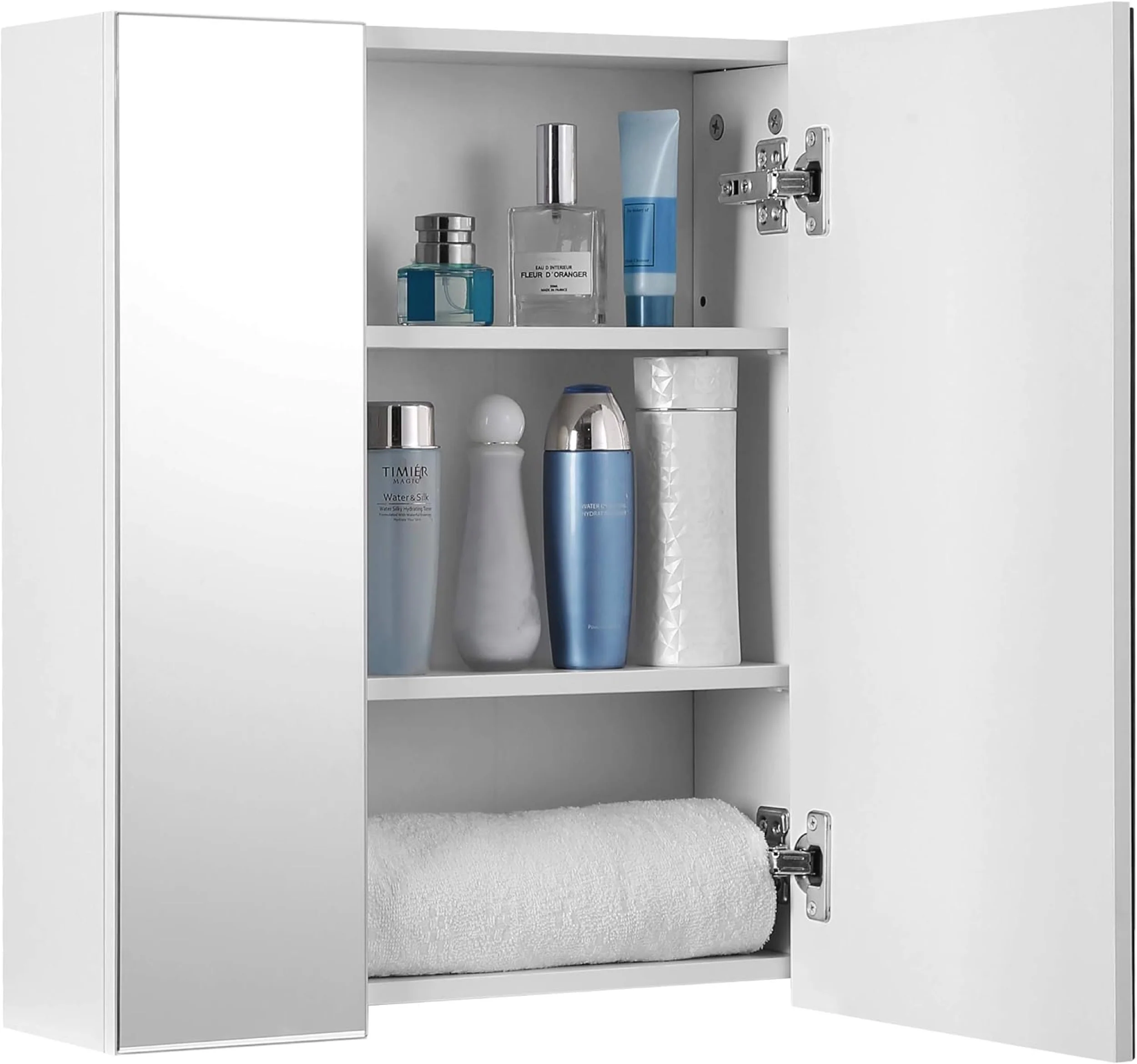 Szafka łazienkowa wisząca Grimark 60x15x55 cm z lustrem - Image 4