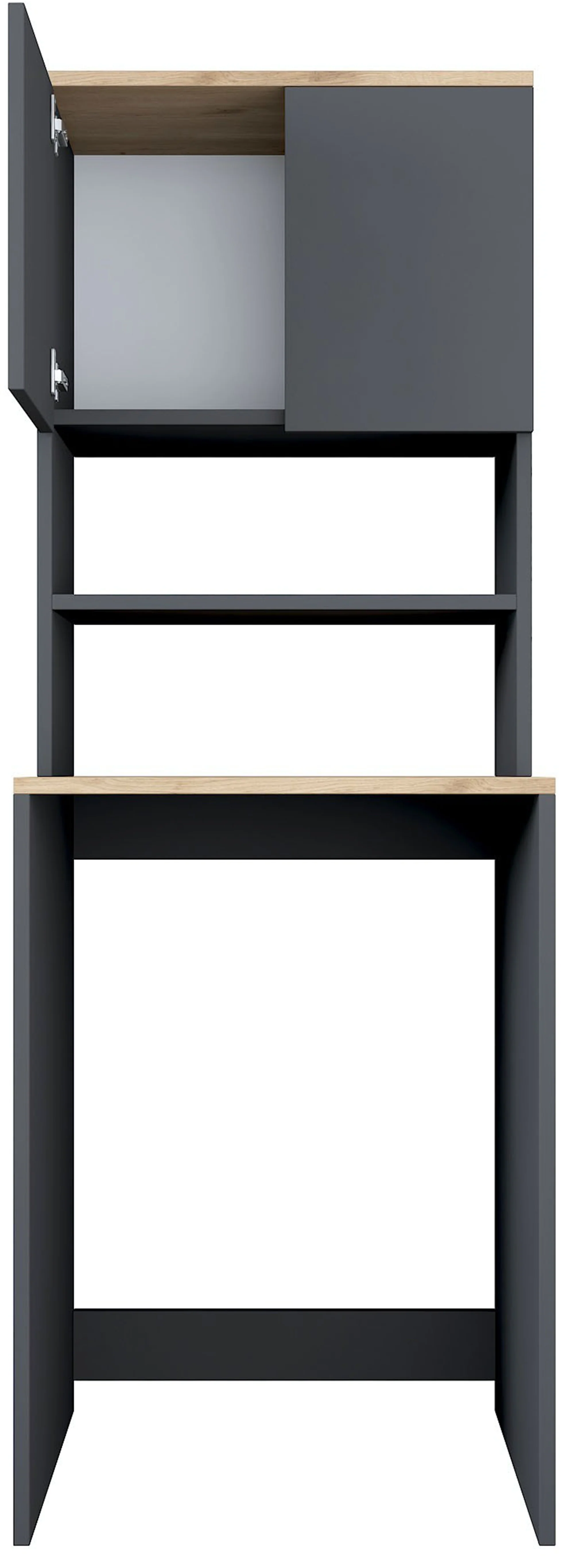 Szafka na pralkę Dreantly z półką 65 cm antracyt - Image 6
