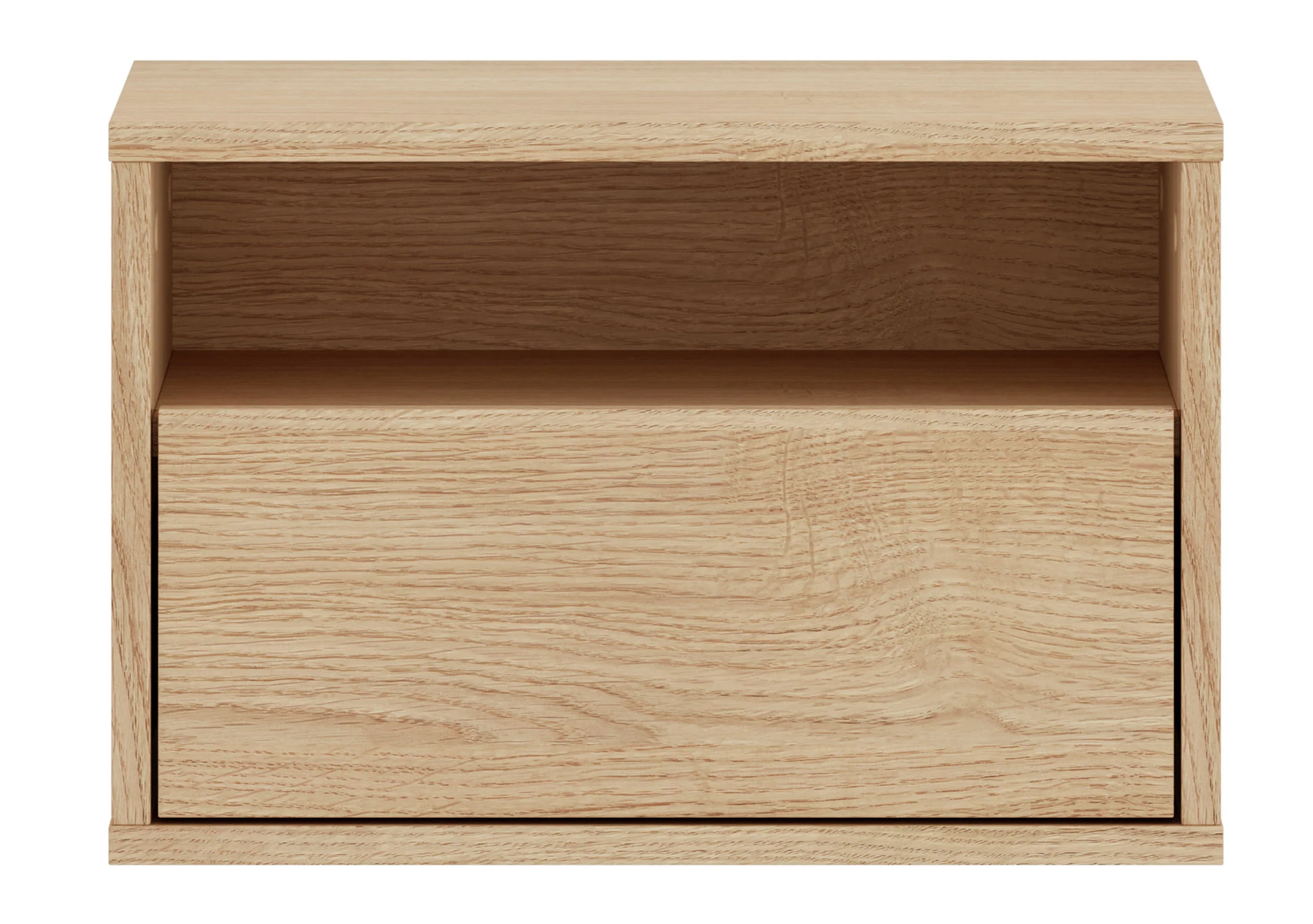 Szafka nocna Heggers wisząca z szufladą i wnęką 45 cm dąb mavelie - Image 7