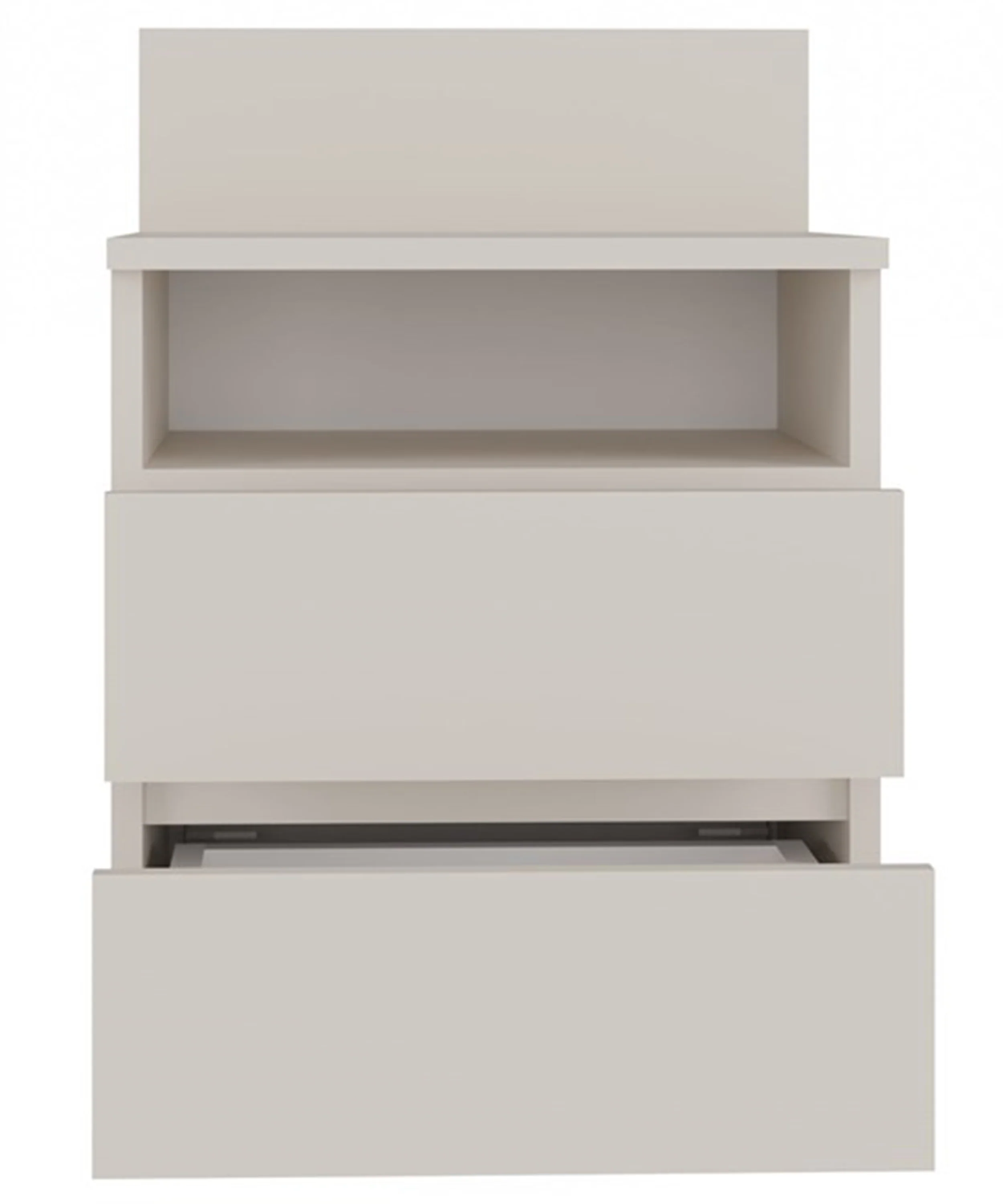 Szafka nocna Malwa z dwiema szufladami i wnęką 40 cm kaszmir - Image 6