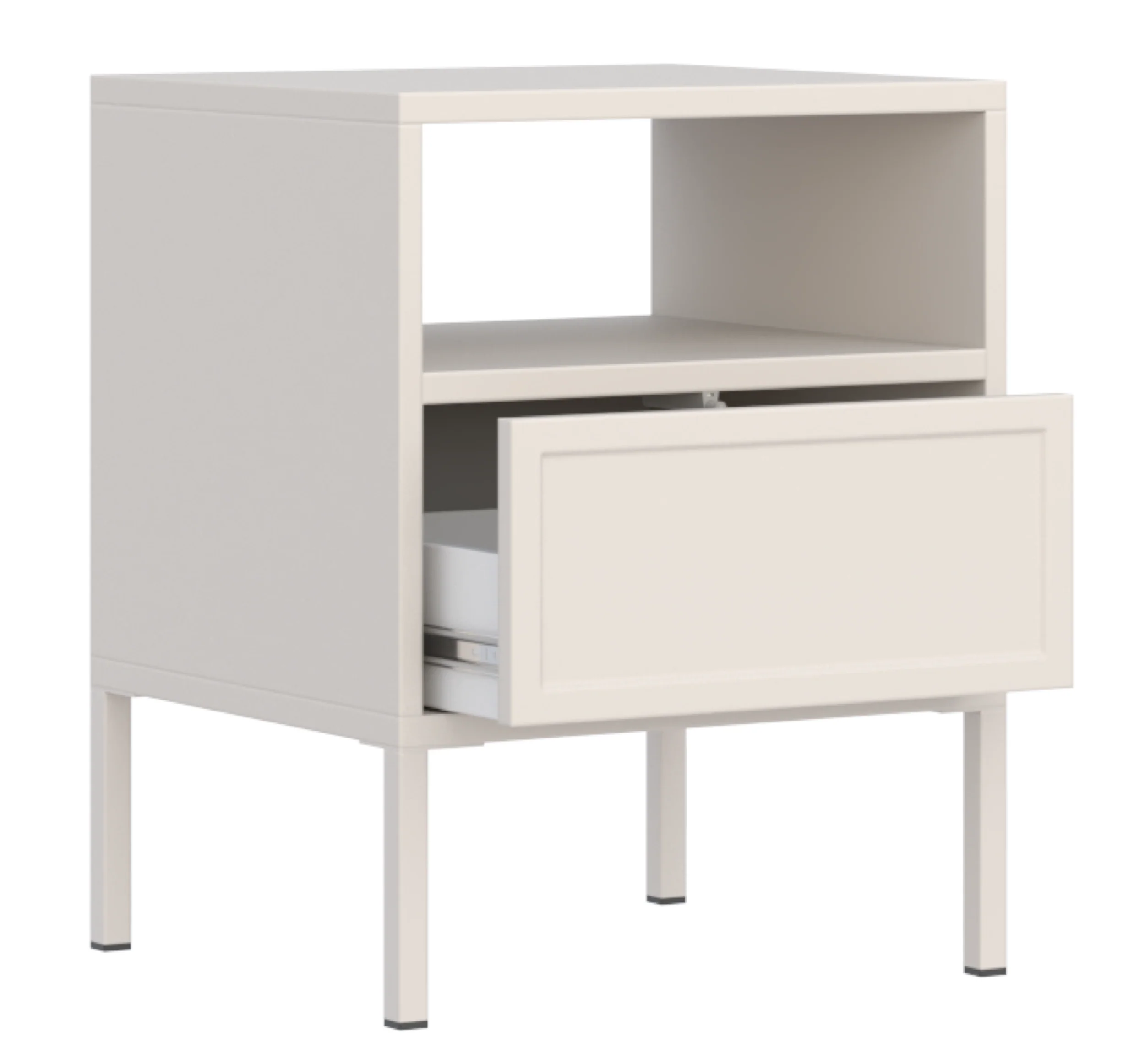 Szafka nocna Velveto z szufladą i wnęką 45 cm kaszmir - Image 3