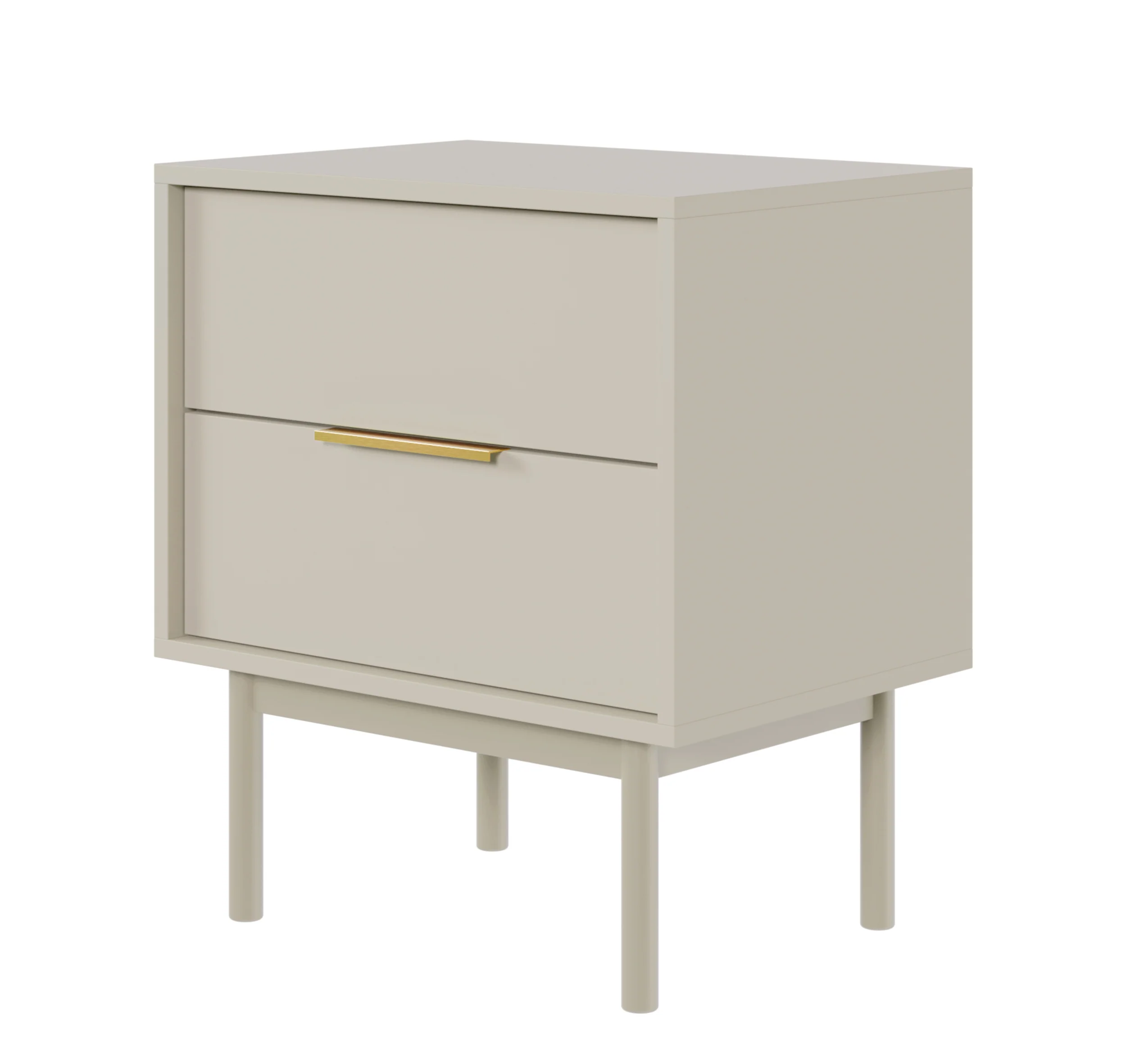 Szafka nocna Viviaro z dwiema szufladami 54 cm kaszmir - Image 6
