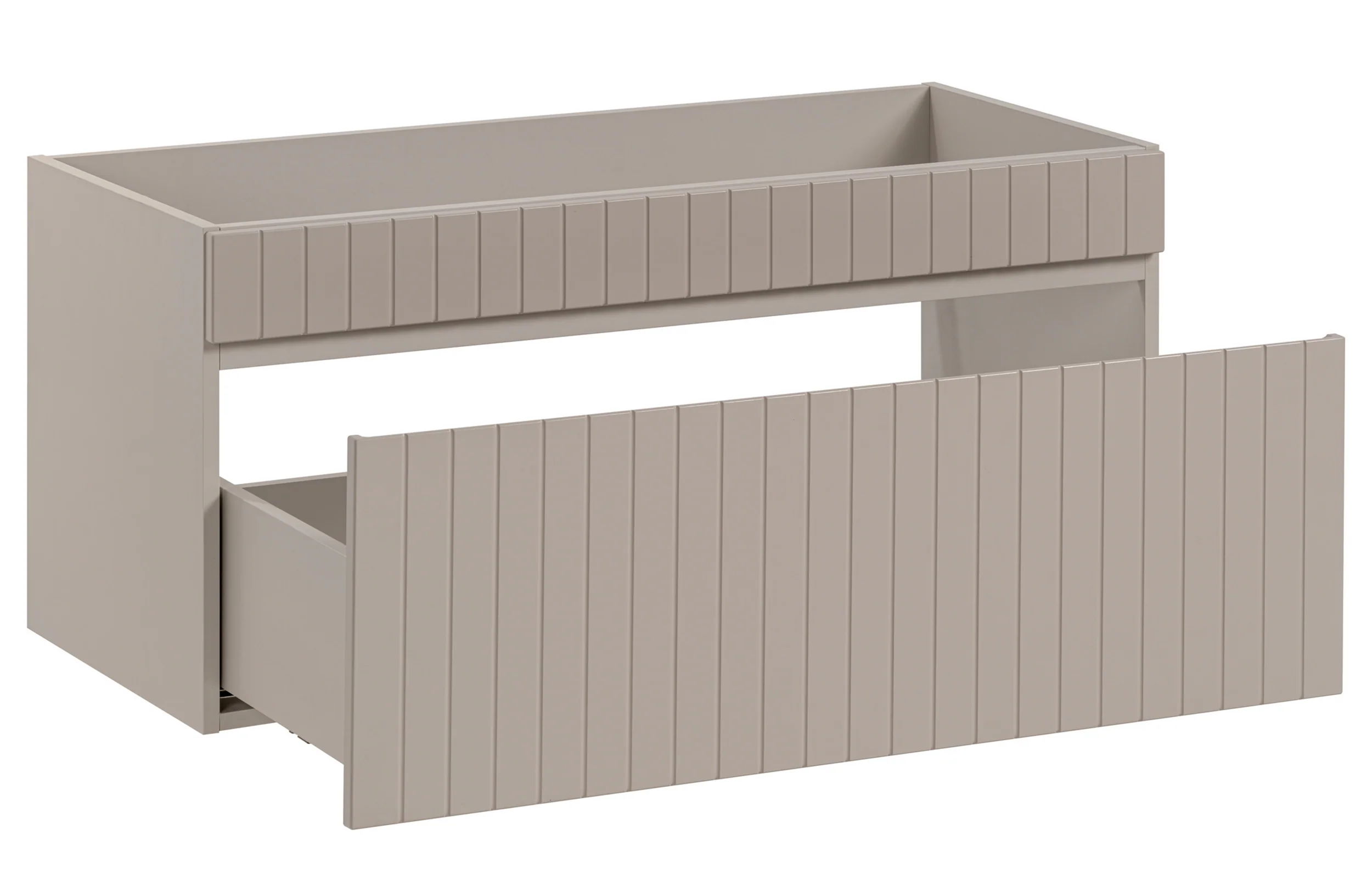Szafka pod umywalkę Becialls 100 cm Beżowa - Image 4