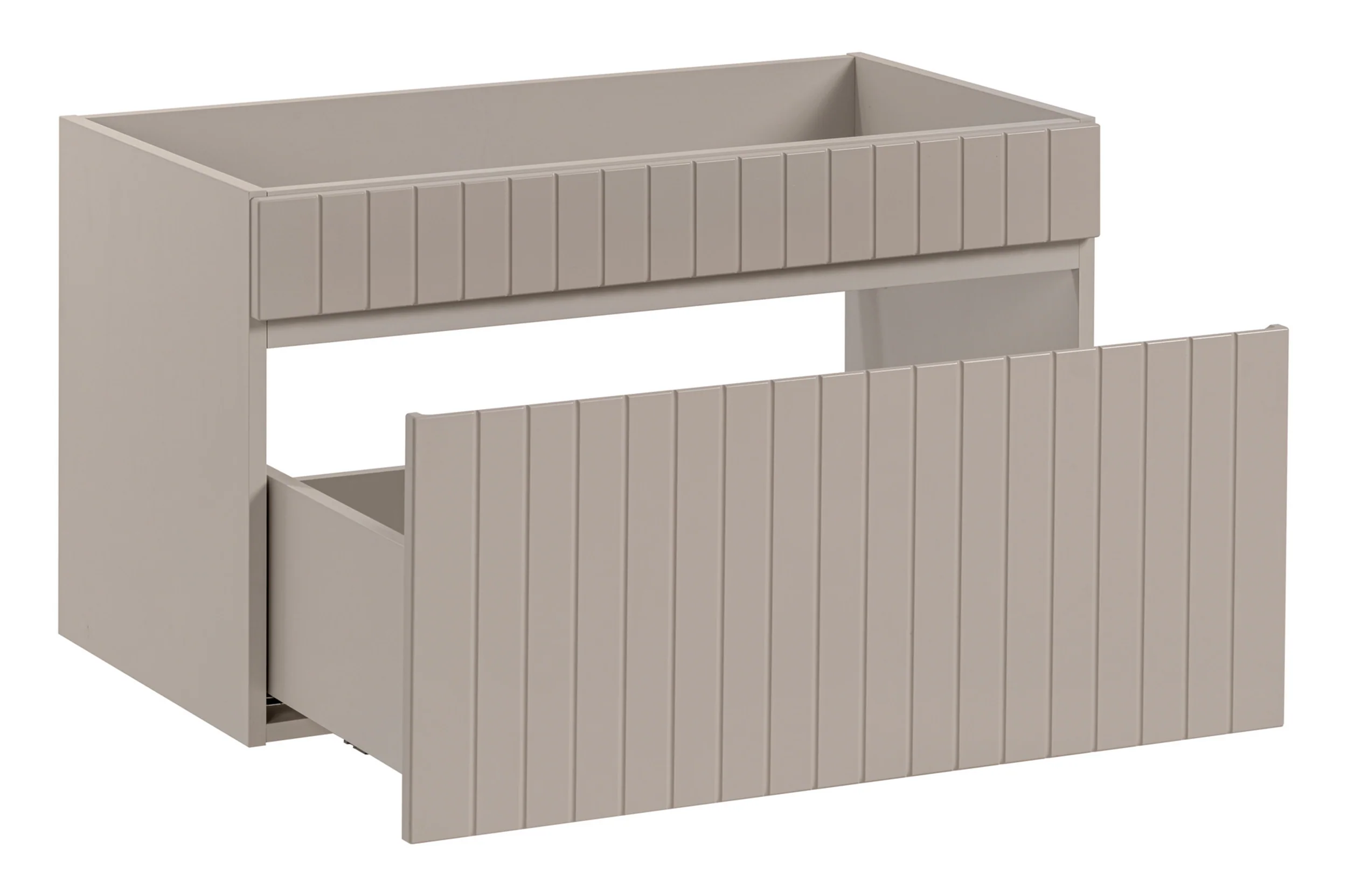 Szafka pod umywalkę Becialls 80 cm Beżowa - Image 4