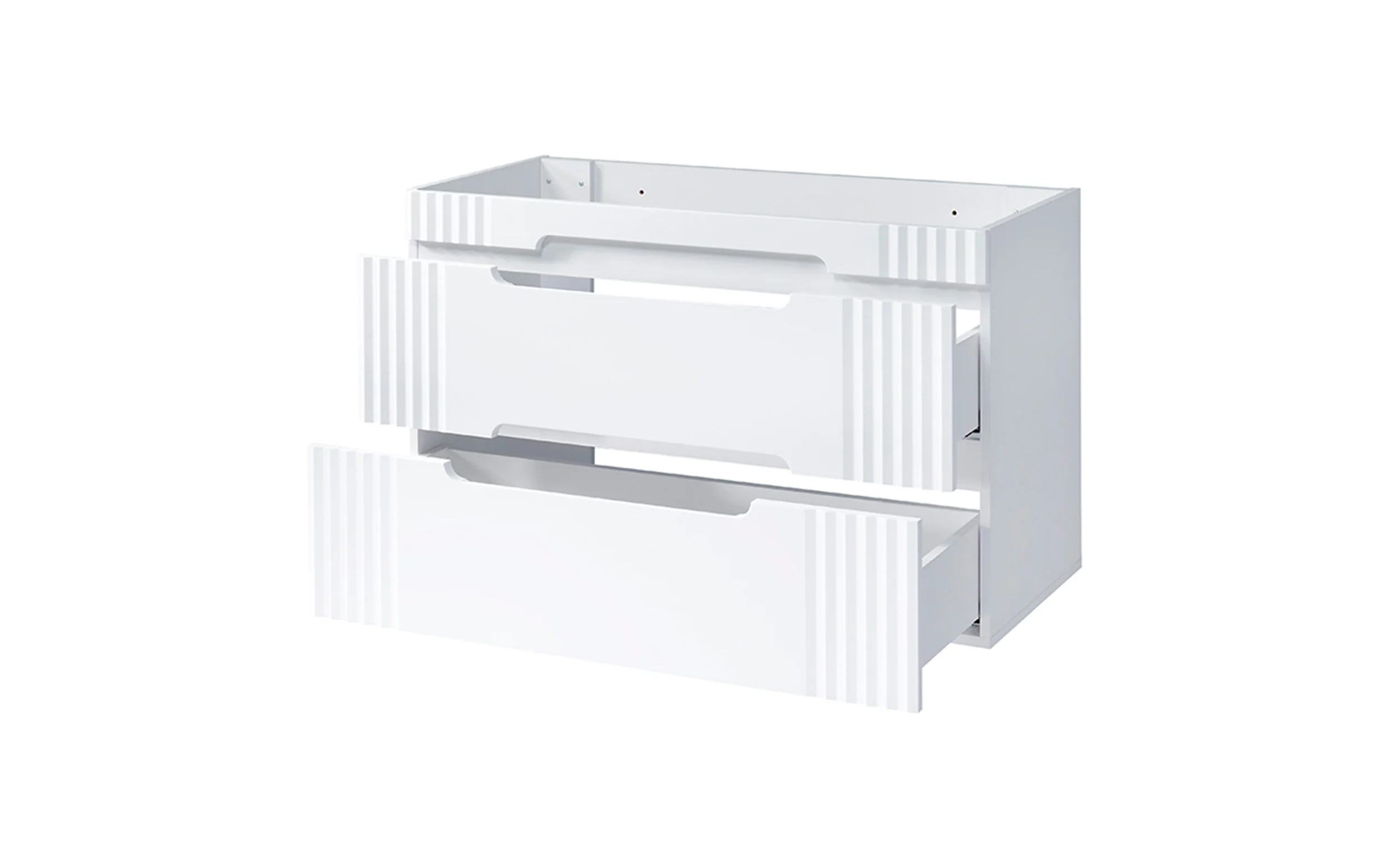 Szafka pod umywalkę Bridner 100 cm biała - Image 3