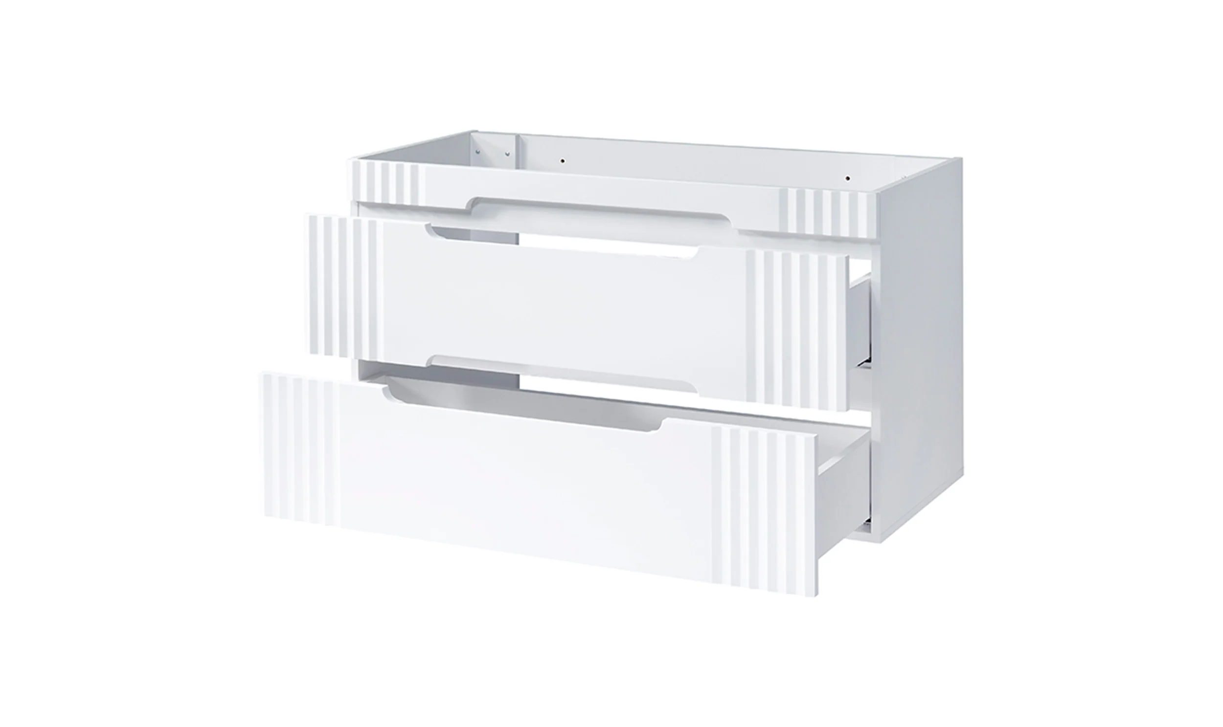 Szafka pod umywalkę Bridner 120 cm biała - Image 4