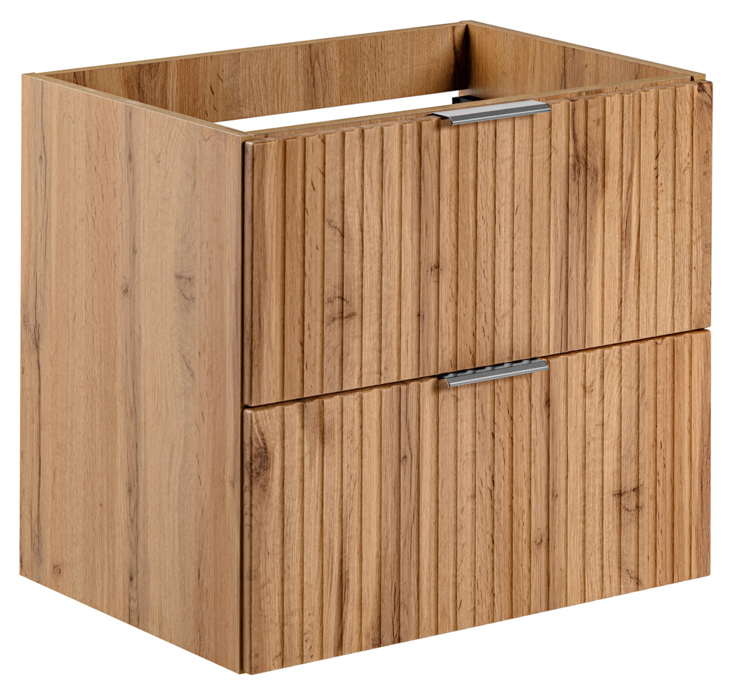 Szafka pod umywalkę Temirni 60 cm dąb wotan lamele - Image 5