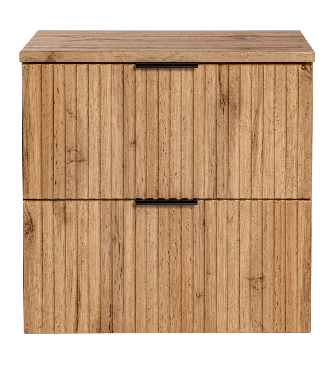 Szafka pod umywalkę Temirni 60 cm dąb wotan lamele z blatem - Image 11