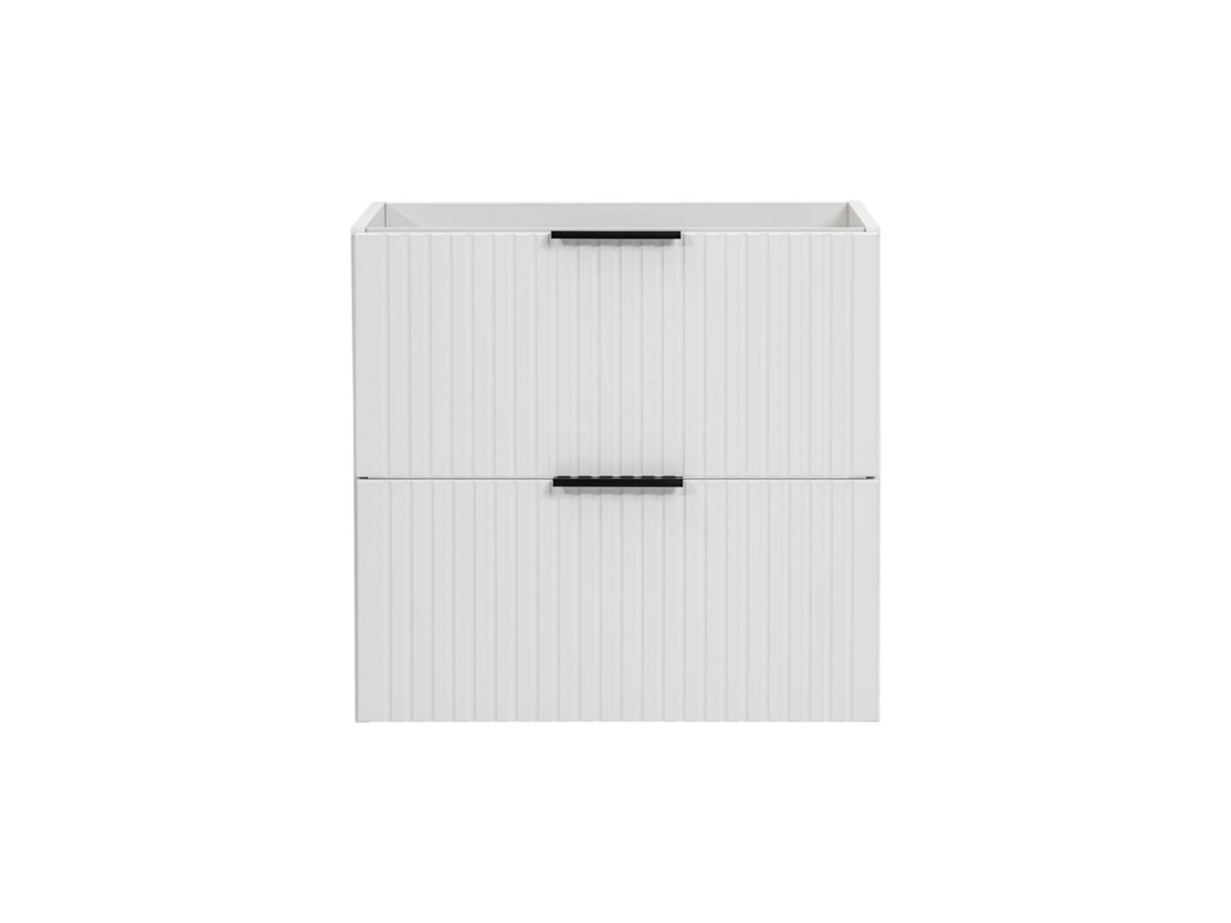 Szafka pod umywalkę Temirni 60 cm wisząca biała lamele - Image 4