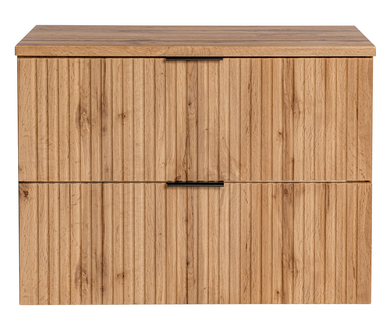 Szafka pod umywalkę Temirni 80 cm dąb wotan lamele z blatem - Image 11