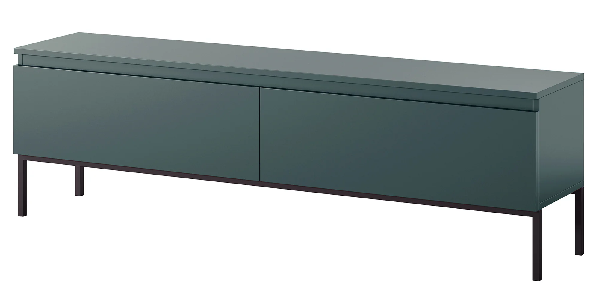 Szafka RTV Bemmi 150 cm Ciemnozielony - Image 5
