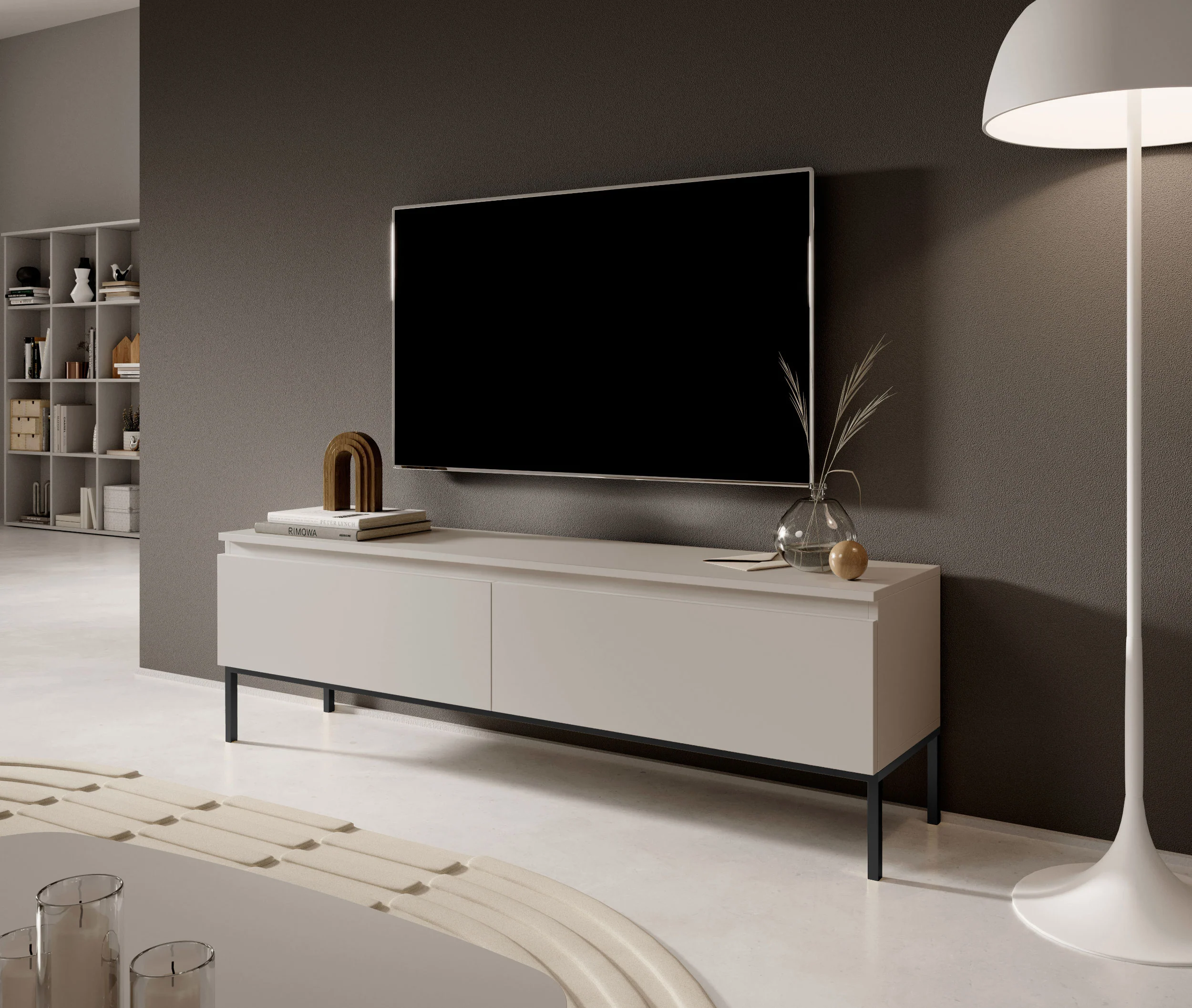 Szafka RTV Bemmi 150 cm kaszmir - Image 2