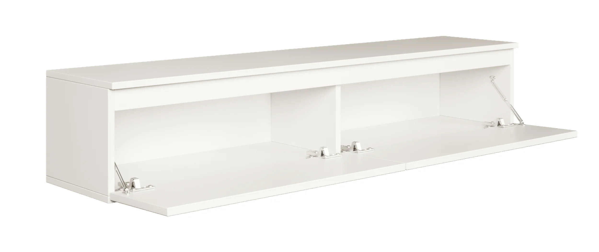 Szafka RTV Bemmi wisząca 150 cm biały - Image 5