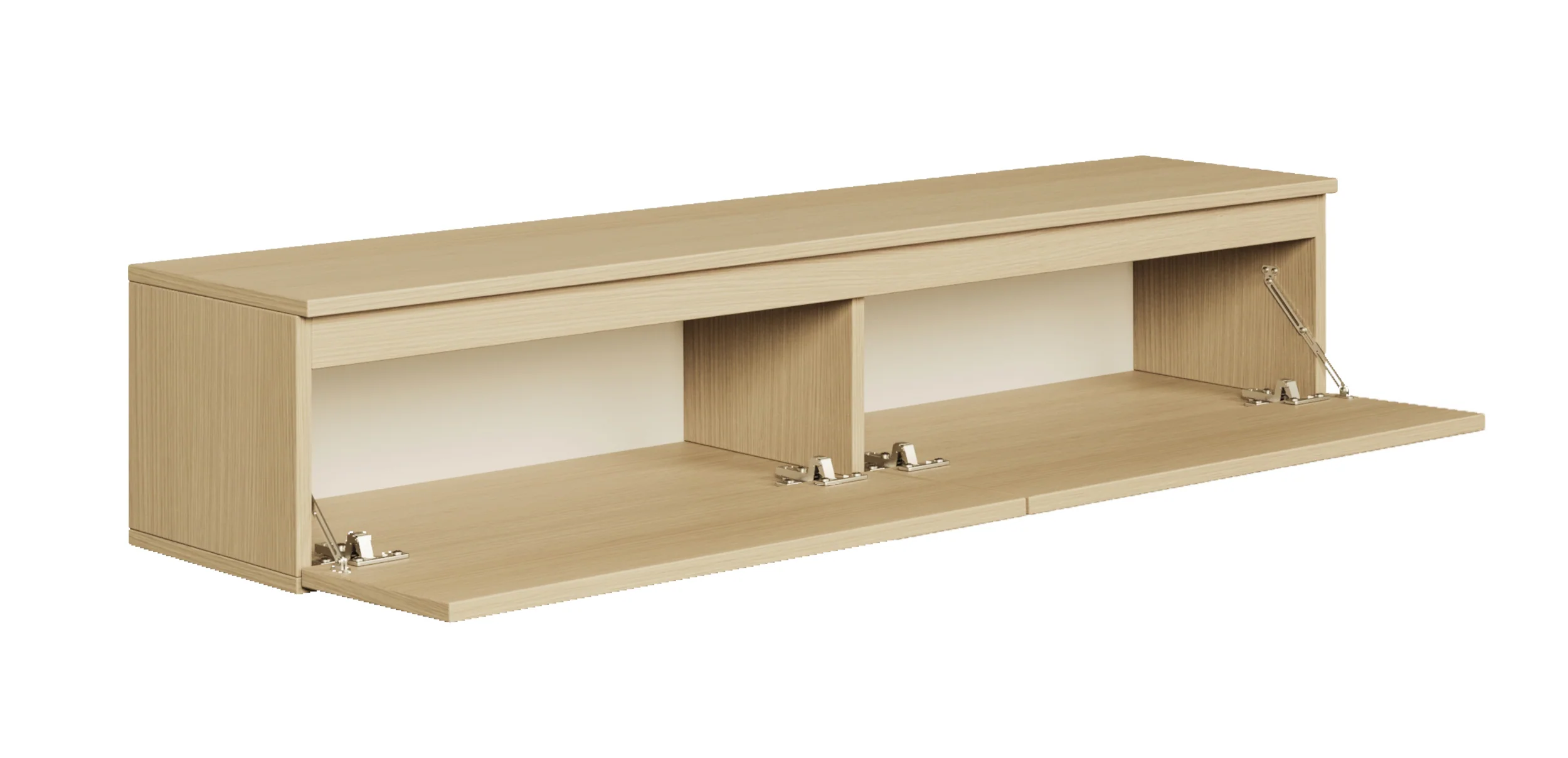 Szafka RTV Bemmi wisząca 150 cm dąb lindberg - Image 5