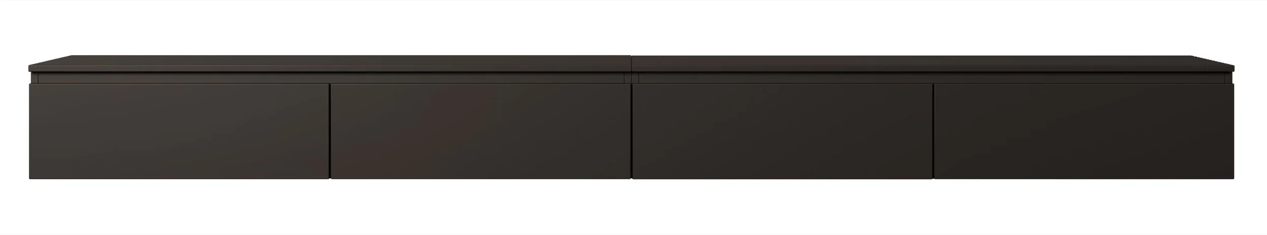 Szafka RTV Bemmi wisząca 300 cm czarny - Image 4