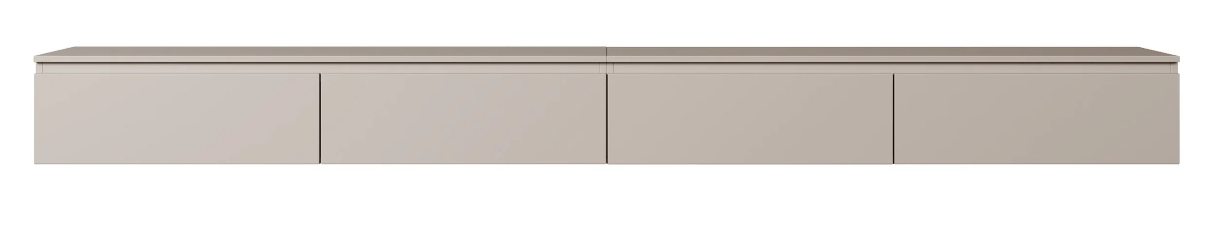 Szafka RTV Bemmi wisząca 300 cm kaszmir - Image 4