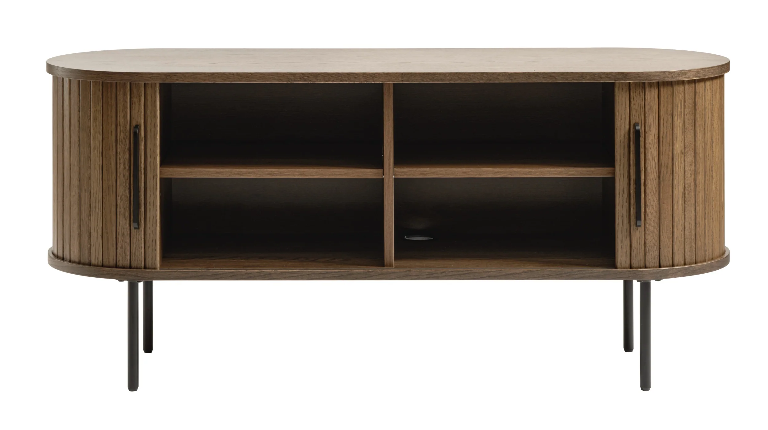 Szafka RTV Gativel 120 cm dąb palony - Image 5