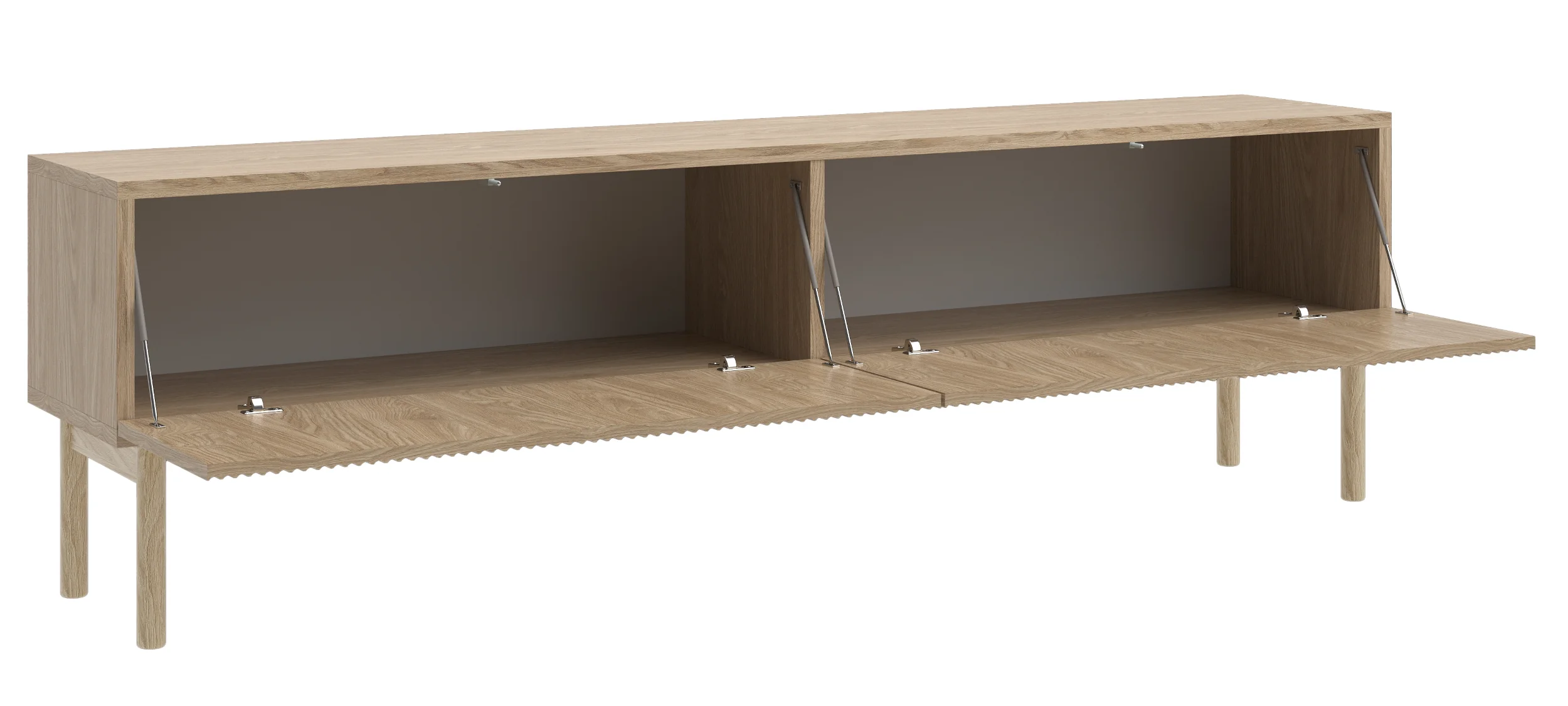 Szafka RTV Nolie 175 cm stojąca Dąb olejowany - Image 10