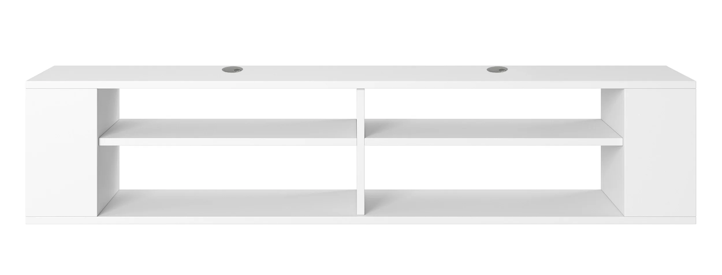 Szafka RTV Wall 140 cm Biały - Image 3