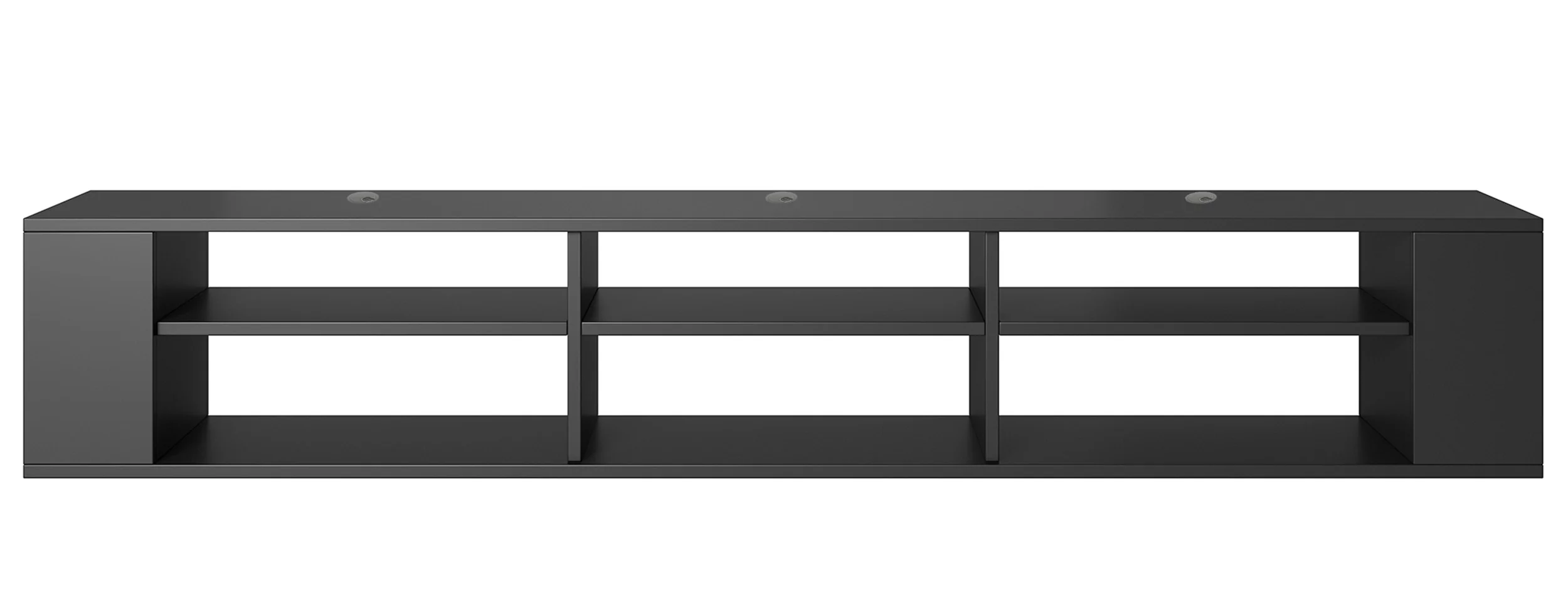 Szafka RTV Wall 175 cm Czarny - Image 3