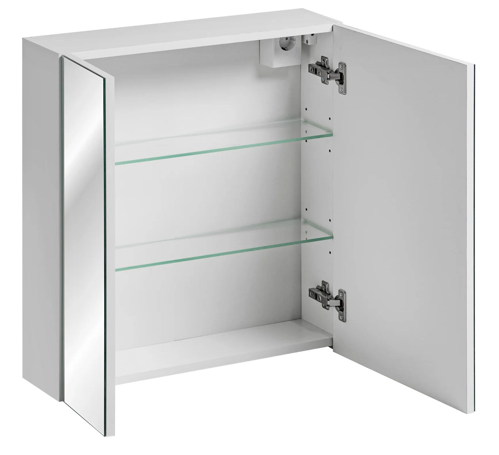 Szafka wisząca Jamarti z lustrem 60 cm biała - Image 3