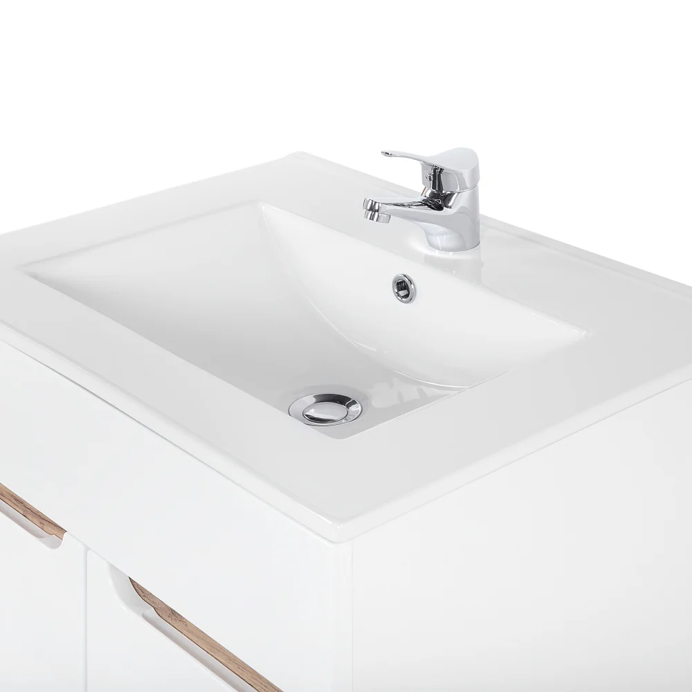 Szafka z umywalką Jakkarta biała 60 cm - Image 12