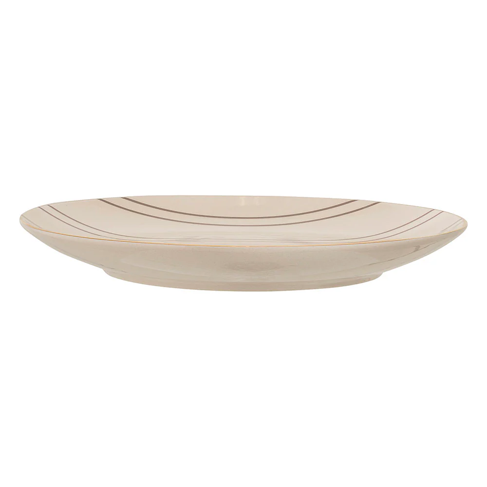 Talerz Bloomingville Folki z kamionki średnica 20 cm - Image 3