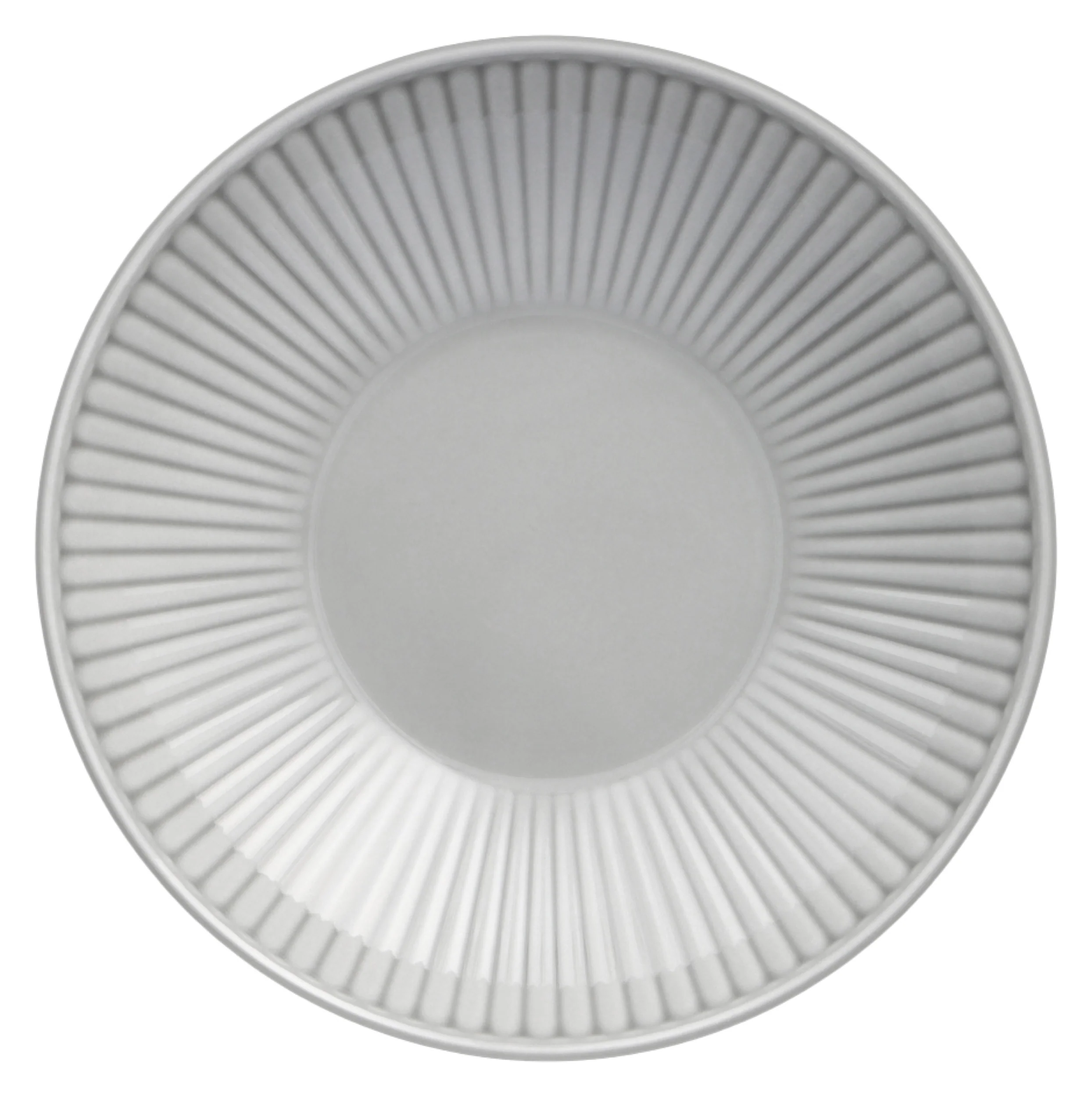 Talerz głęboki porcelanowy Dalia 21,5 cm szary - Image 2
