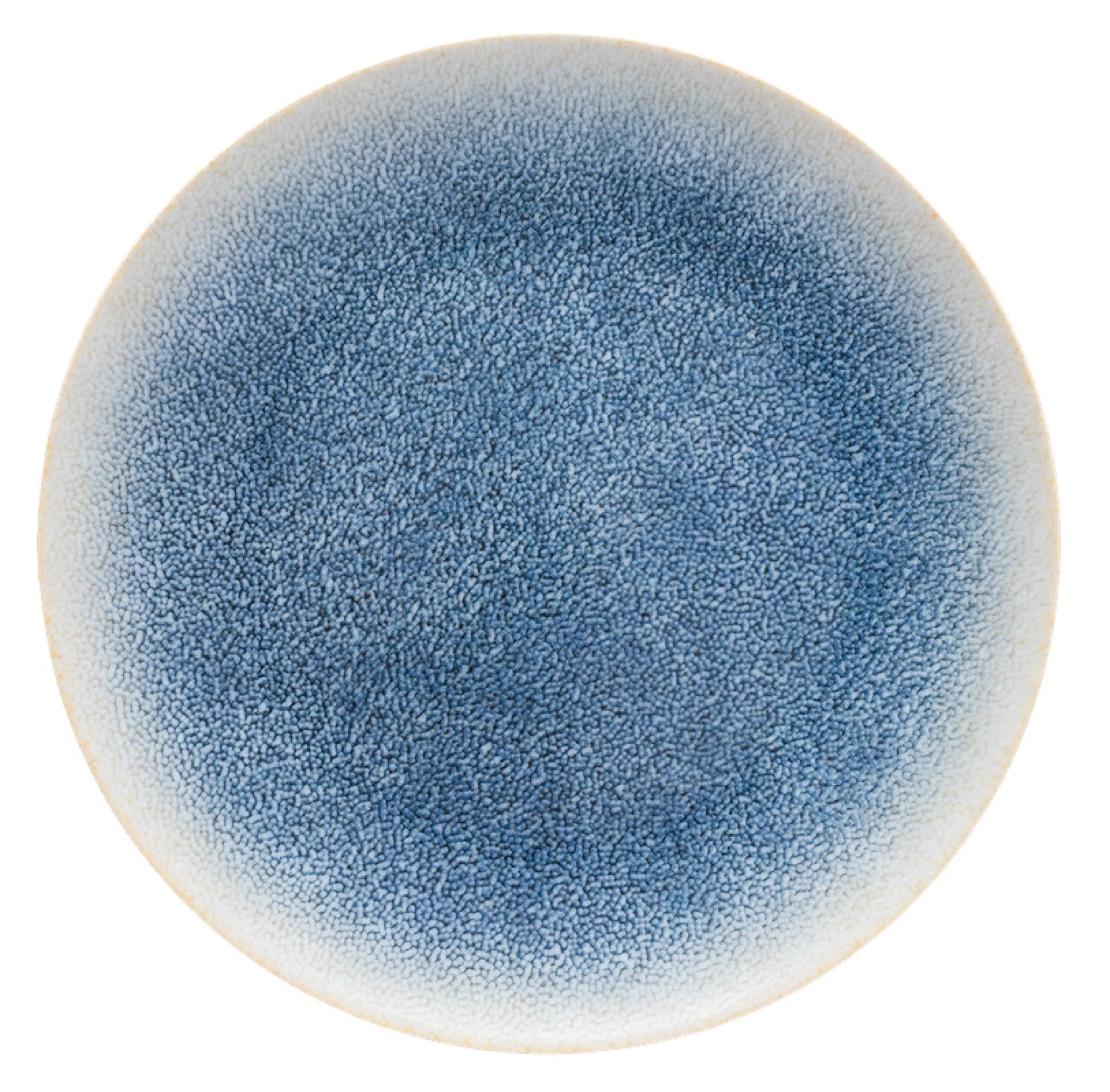 Talerz płytki porcelanowy Boss 20,5 cm niebiesko-beżowy
