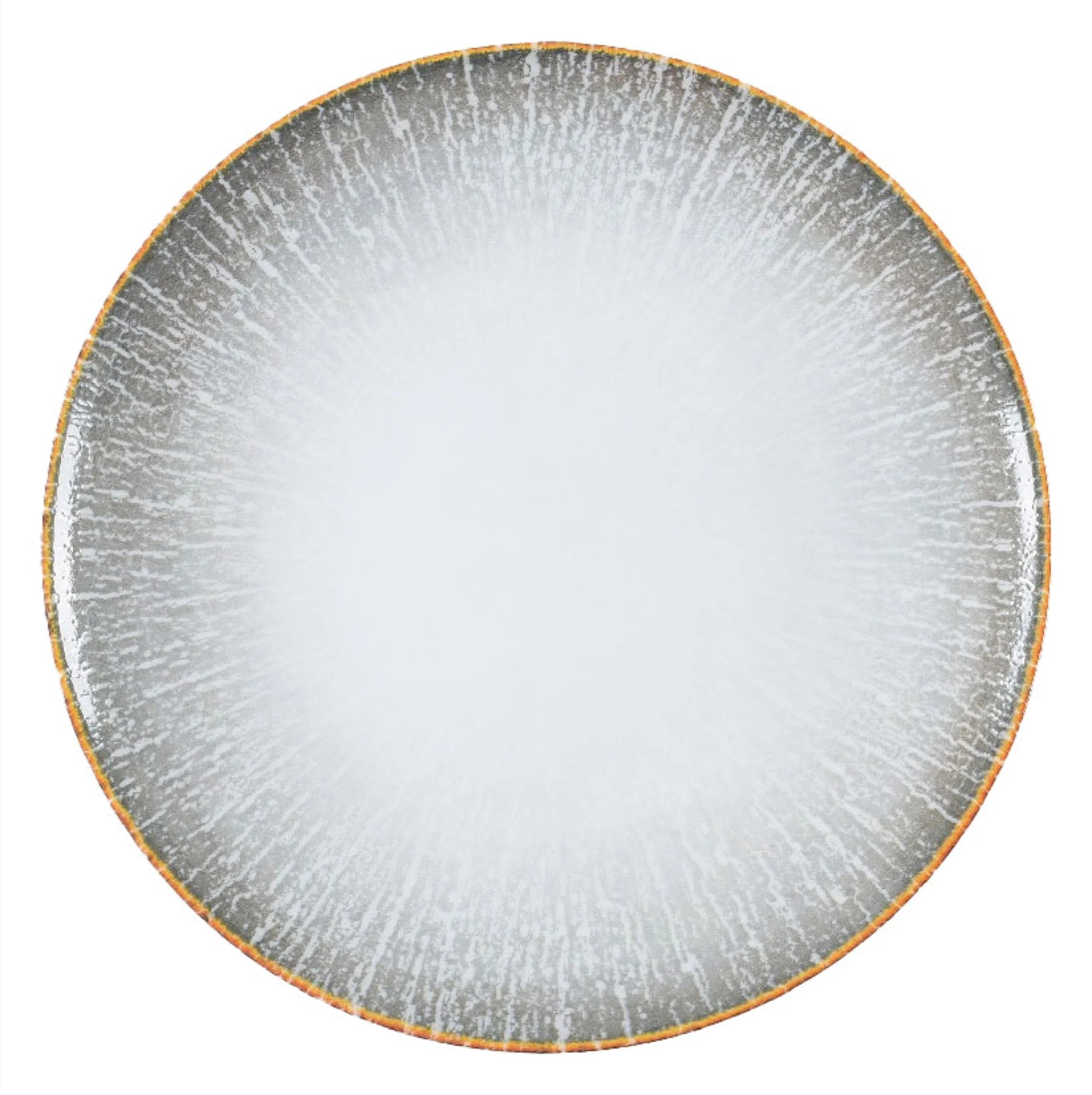 Talerz płytki porcelanowy Boss 20,5 cm szaro-brązowy