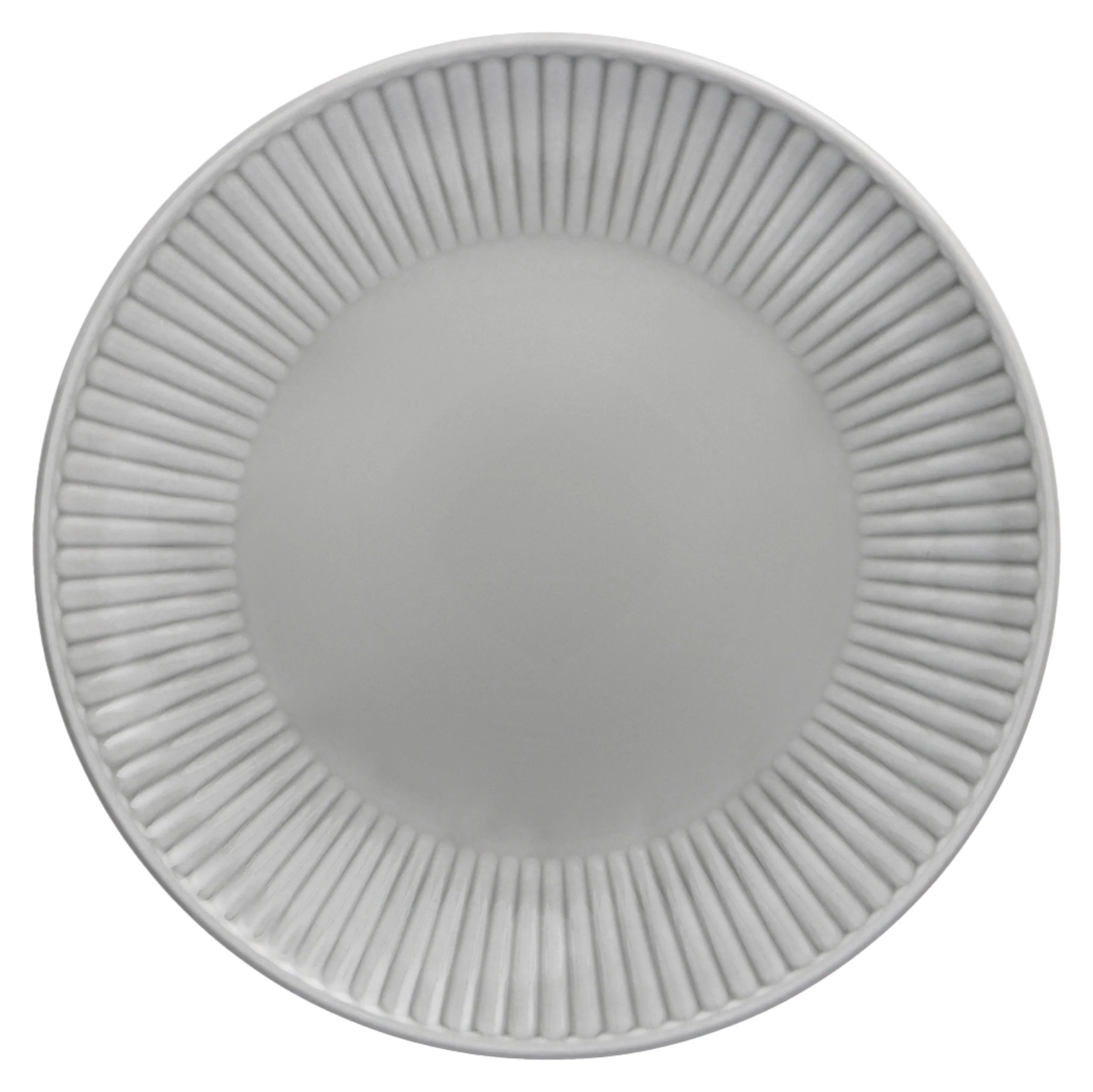 Talerz płytki porcelanowy Dalia 26 cm szary