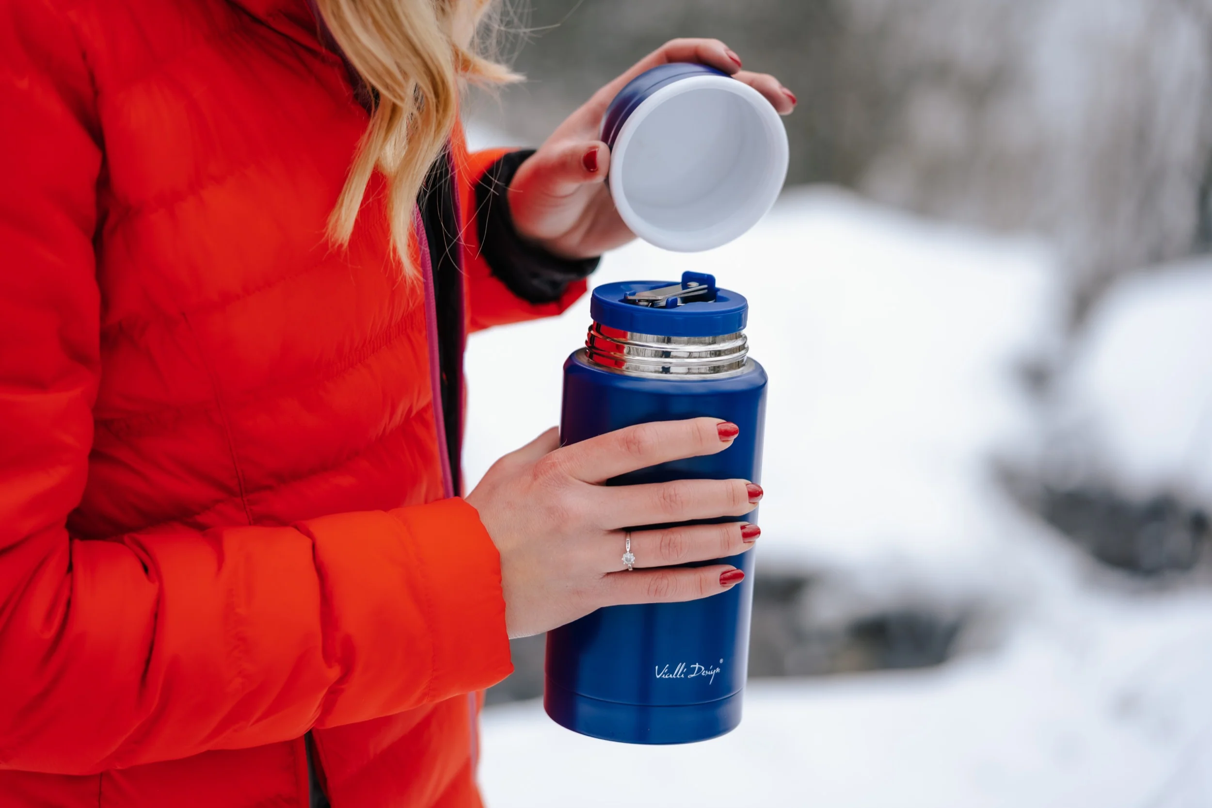 Termos obiadowy Fuori 750 ml granatowy - Image 3